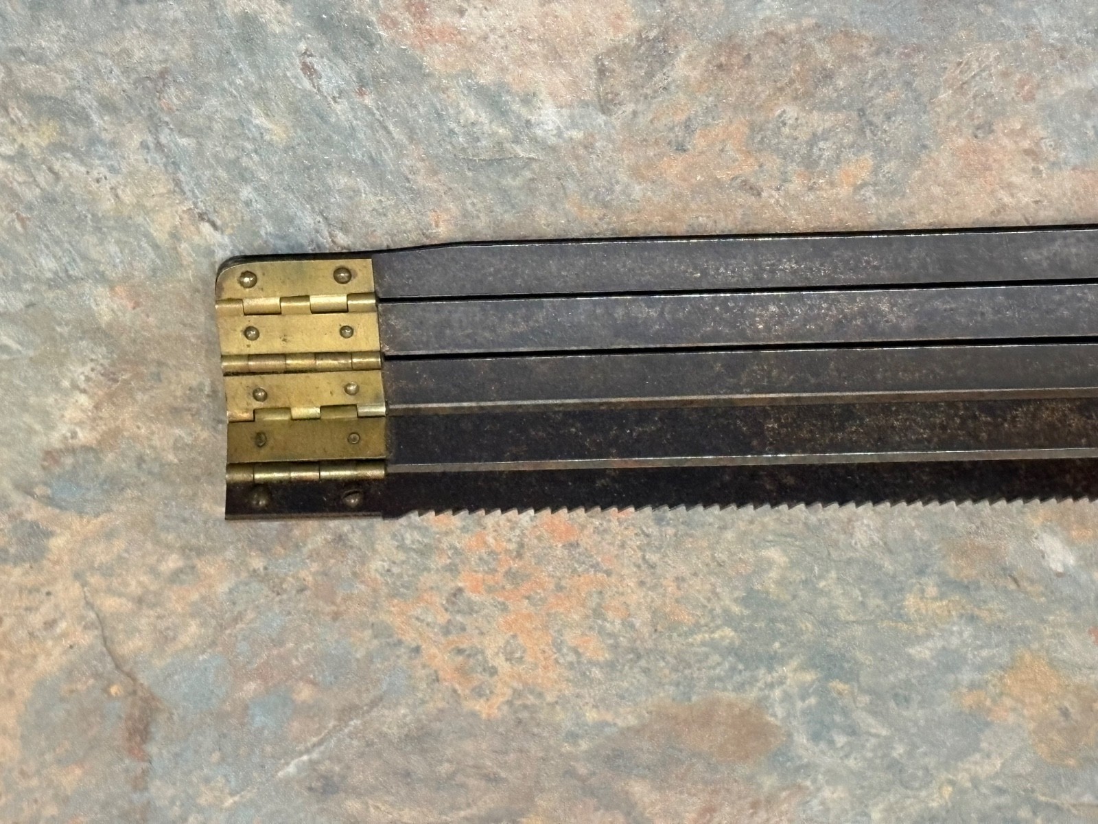 ANTIQUE & UNIQUE COPING / HACK SAW ?, NEVER SEEN ANOTHER, 16 3/4″ LONG, UNMARKED
