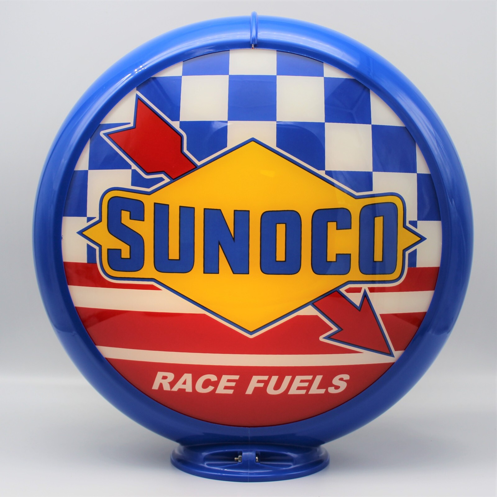 SUNOCO RACE FUELS 13.5″ Gas Pump Globe – SHIPS ASSEMBLED!