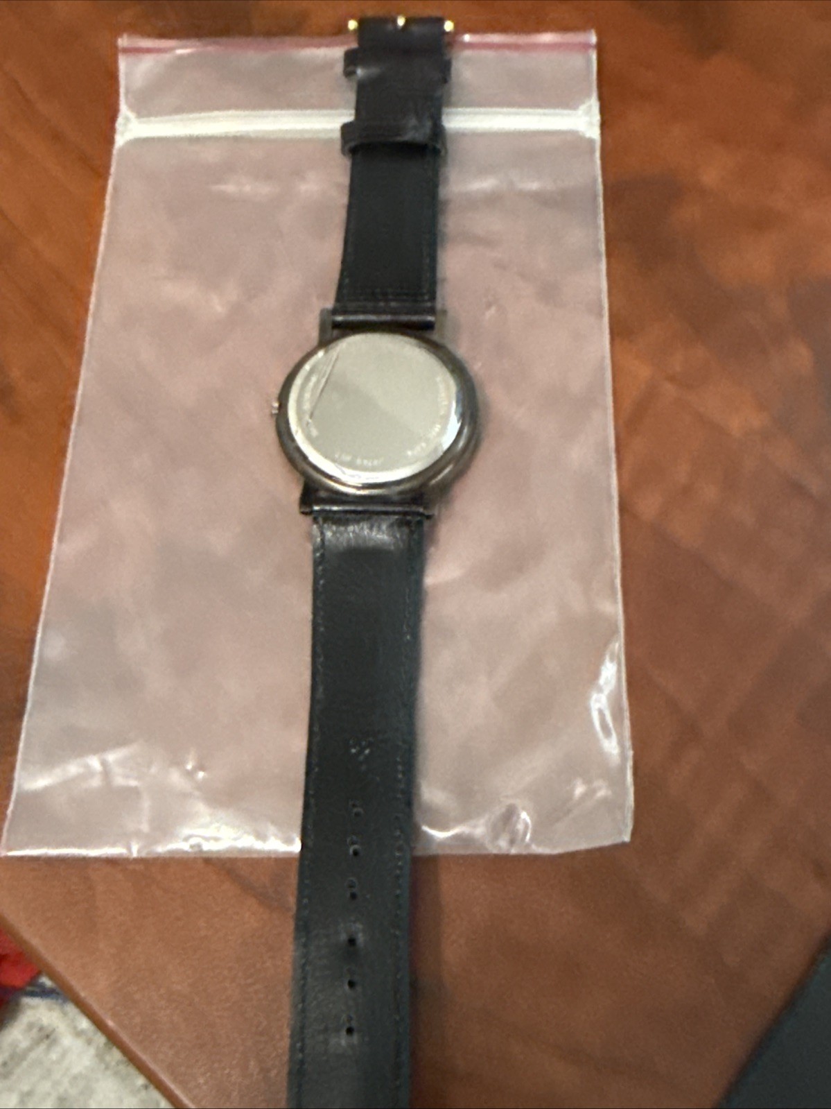 Harley-Davidson Eagle Logo Collectible Bronze Watch Leather Strap, Needs Battery