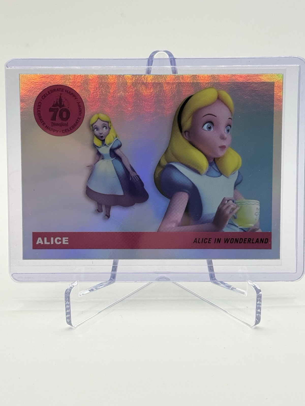 2025 Topps Disney Alice Holo T55-25 Wonderland Disneyland 70 Foil