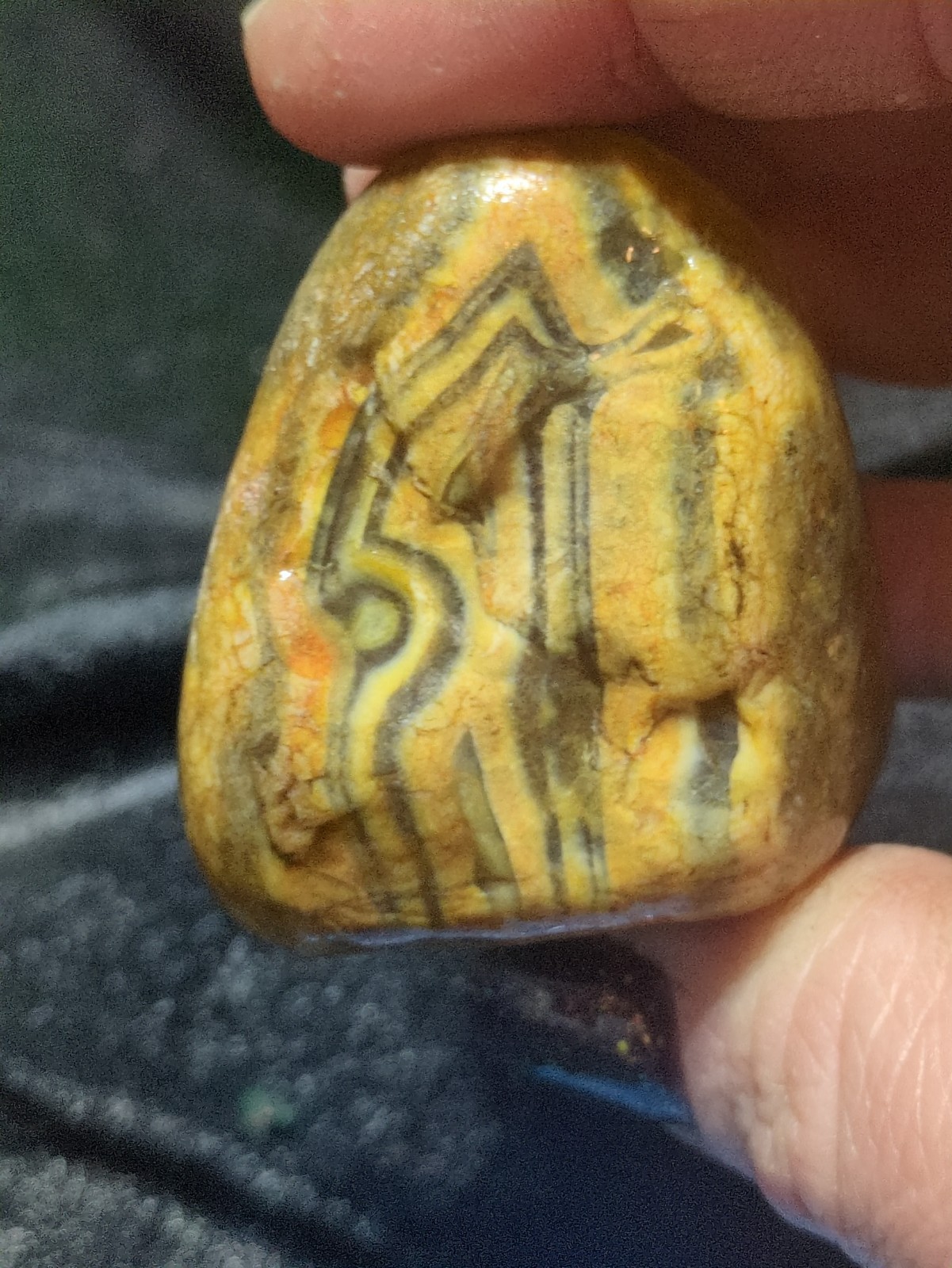 Banded Agate Tumbled Specimen (2.6oz)