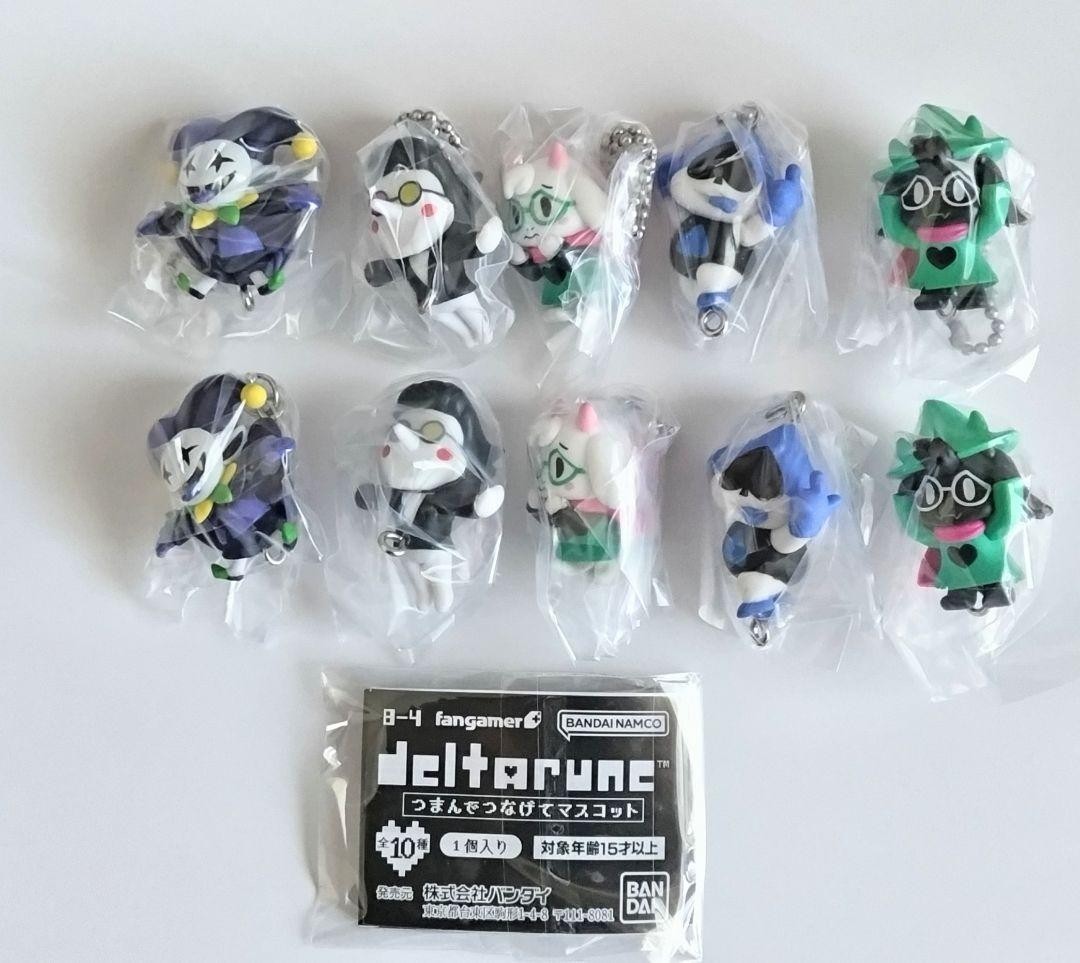 DELTARUNE Pinch And Connect Mascot Capsule Toy Complete 10 Types set Gacha