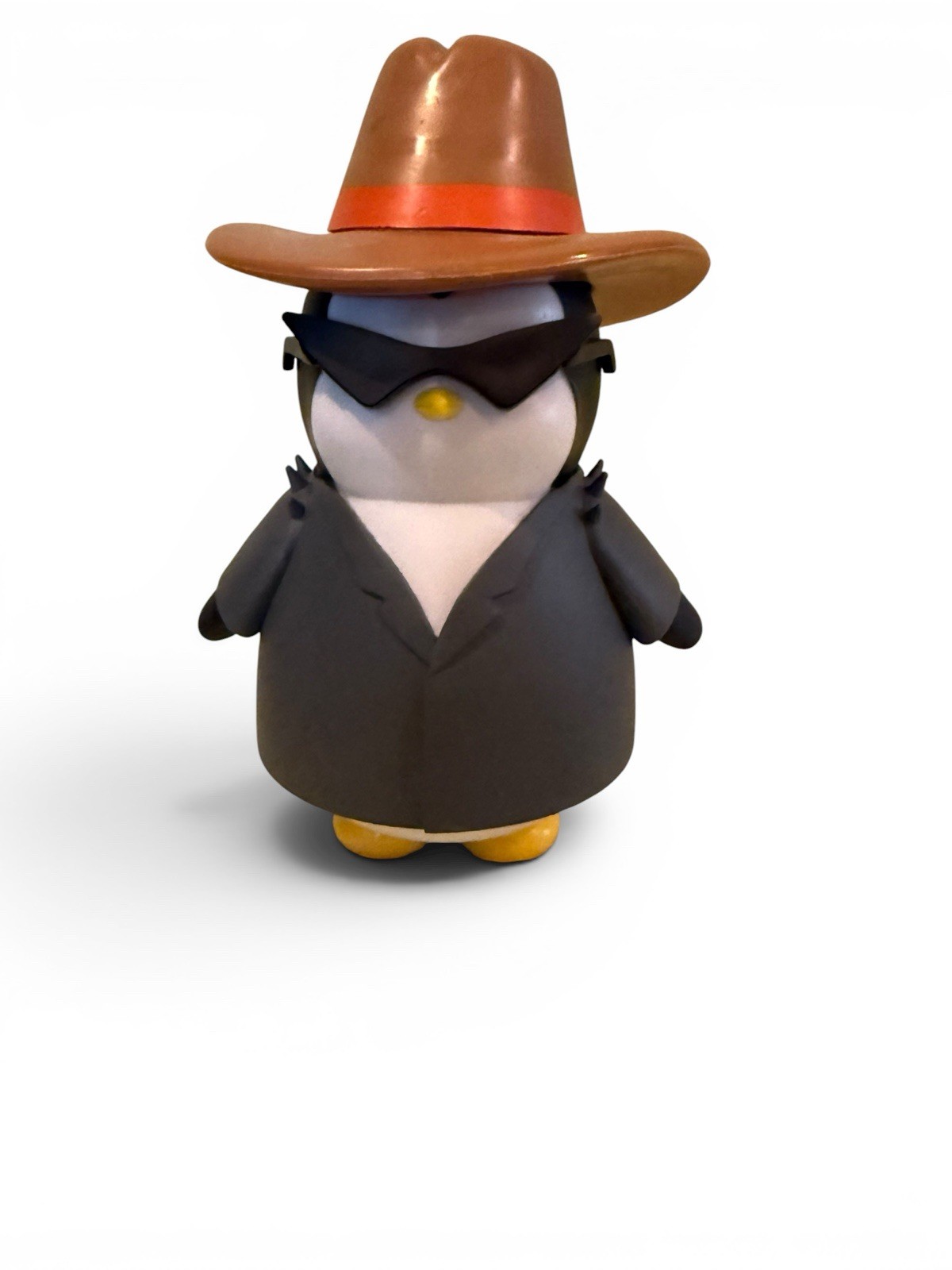 Penguin Cartoon Figure Plastic Removable Hat Sunglasses Collectible