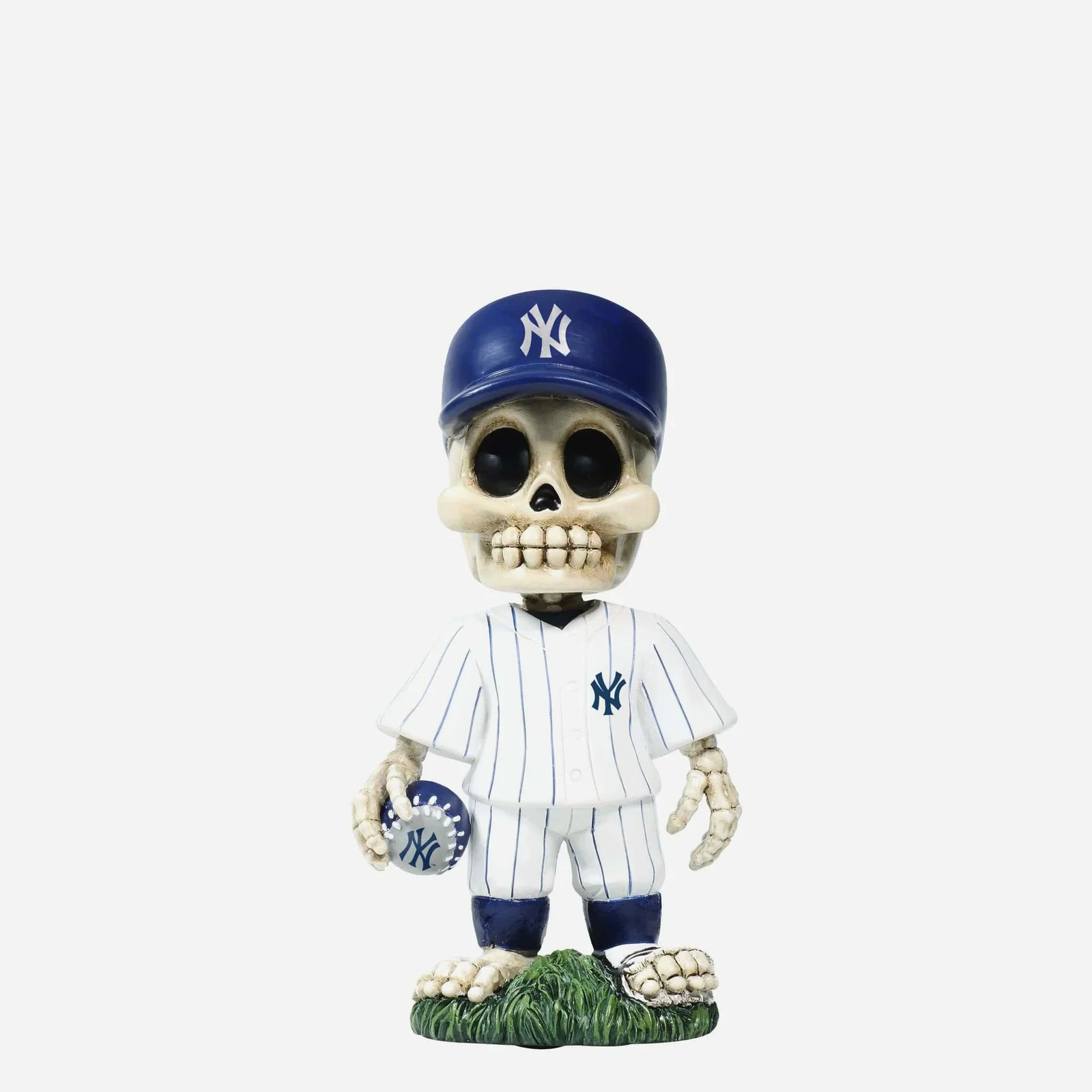 New York Yankees Team Skull Mini Bobblehead MLB Baseball