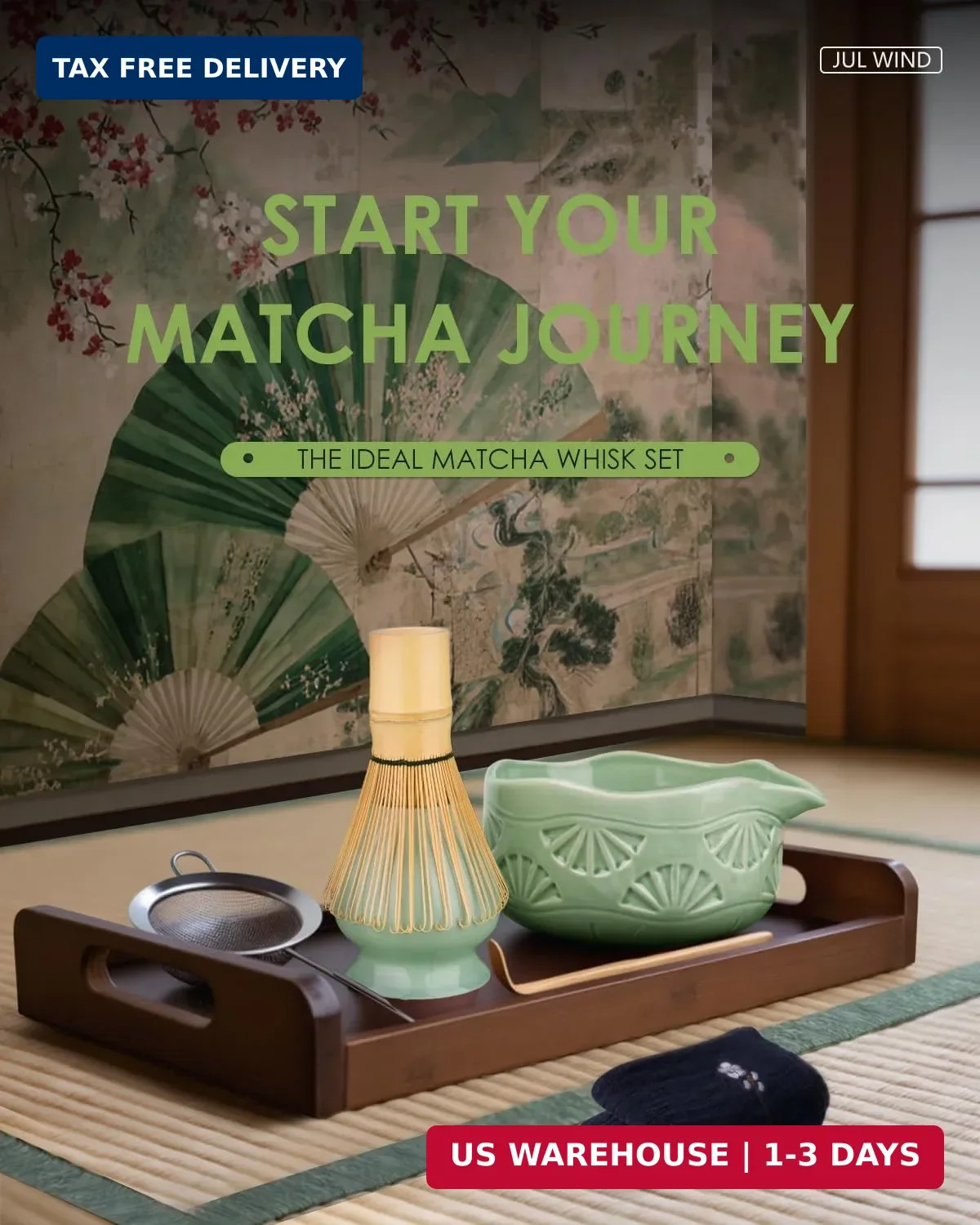 Matcha Whisk Set, Ceramic Matcha Set Includes Matcha Bowl with Spout, Matcha Whi