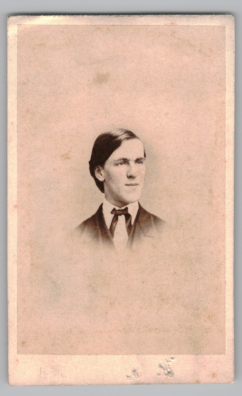 Antique CDV John L. Gihon Young Man Portrait Phila. PA
