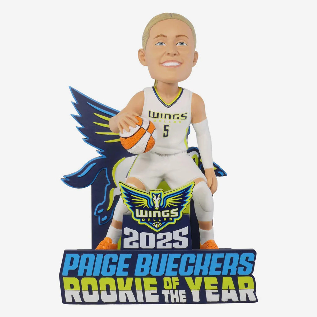 Paige Bueckers Dallas Wings 2025 Rookie Of The Year Bobblehead WNBA FALSE