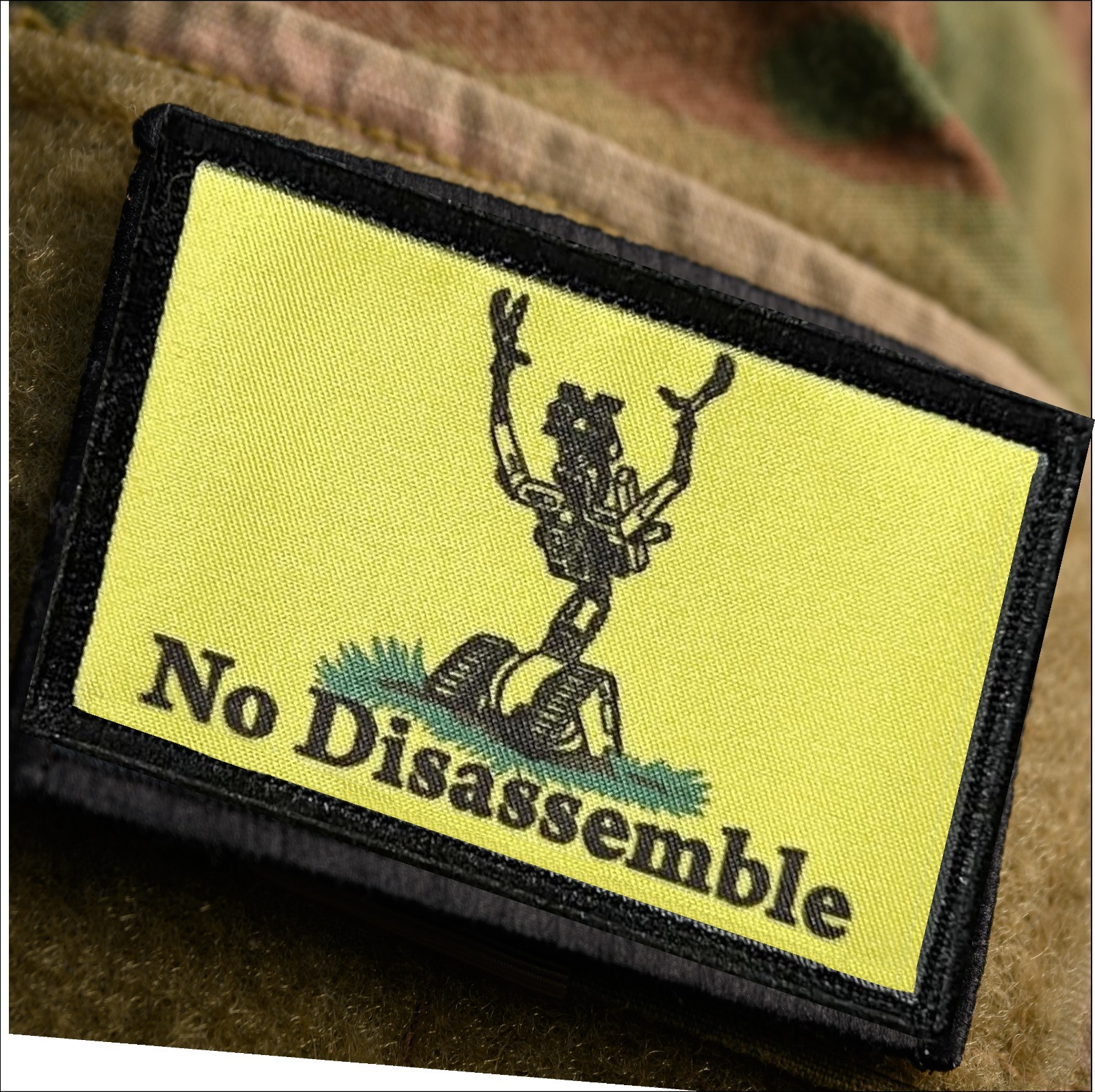 Front Toward Enemy Claymore Morale Patch Tactical Military Army Badge Hook Flag