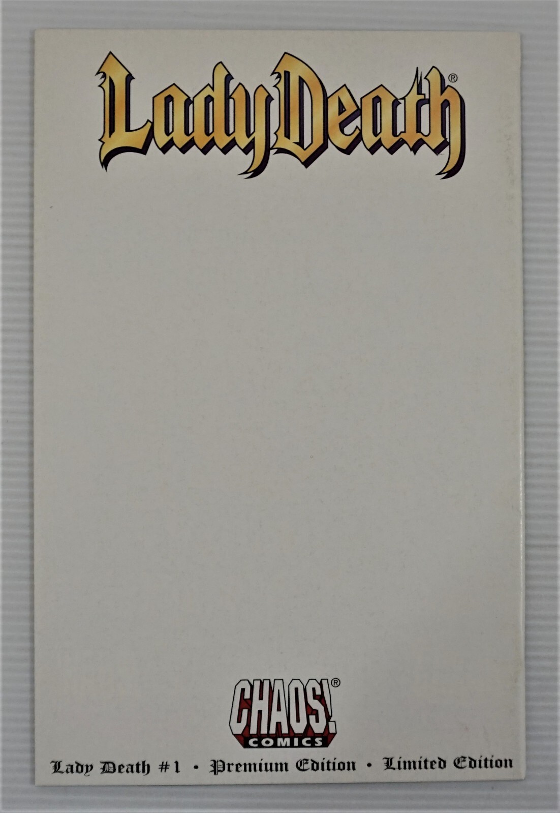Lady Death Wicked Ways #1 Premium Limited Edition, 1998 Chaos Comics NM