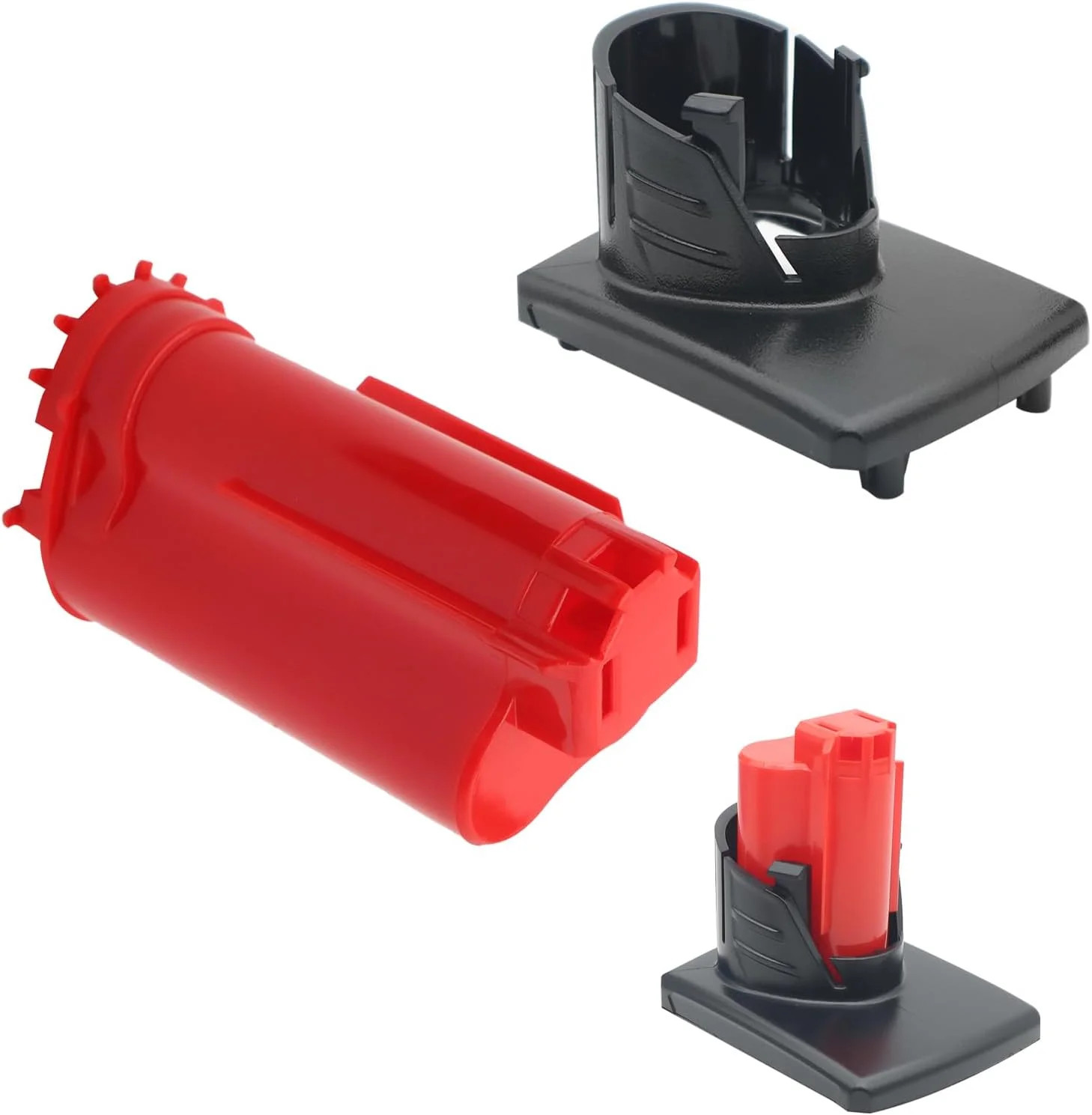 2 Set Battery Case Top Cover Replacement Parts Compatible for Milwaukee M12, Bat