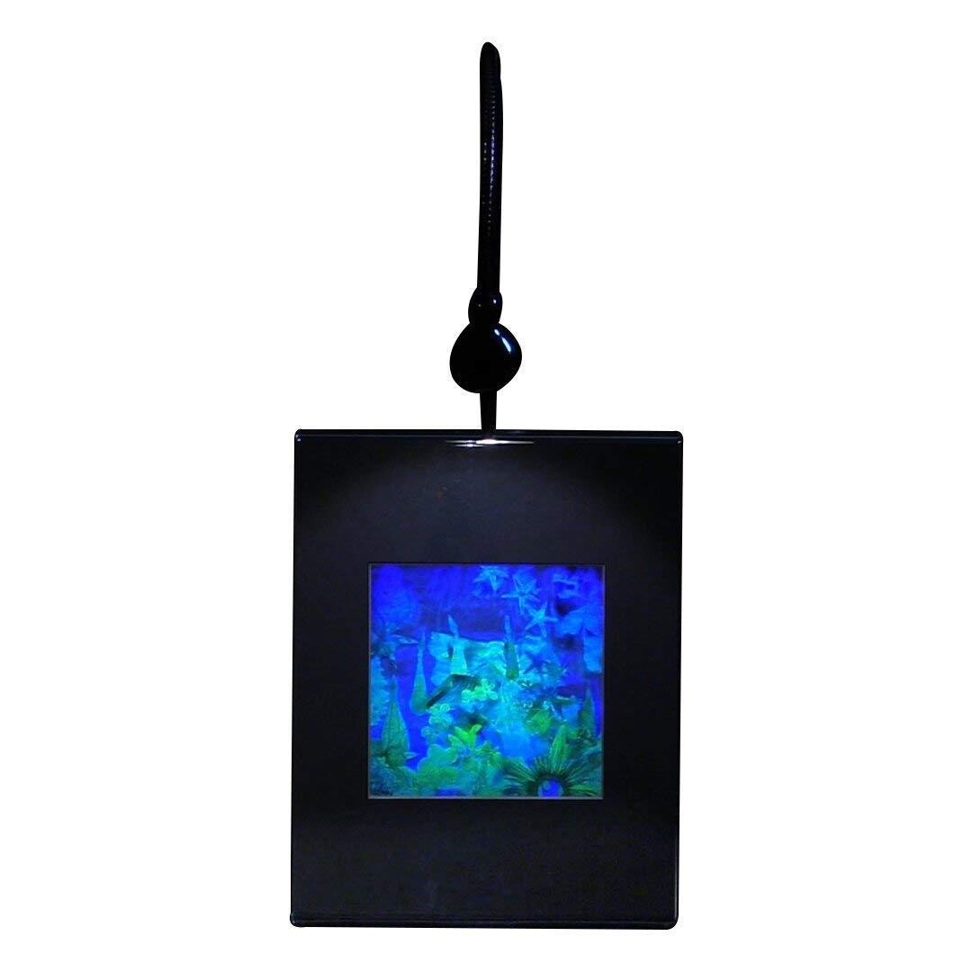 3D Undersea Hologram Picture LIGHTED DESK STAND, Collectible EMBOSSED Type Film
