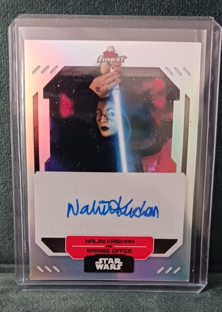 2023 Topps Star Wars Finest Nalini Krishan As Bariss Offee Auto