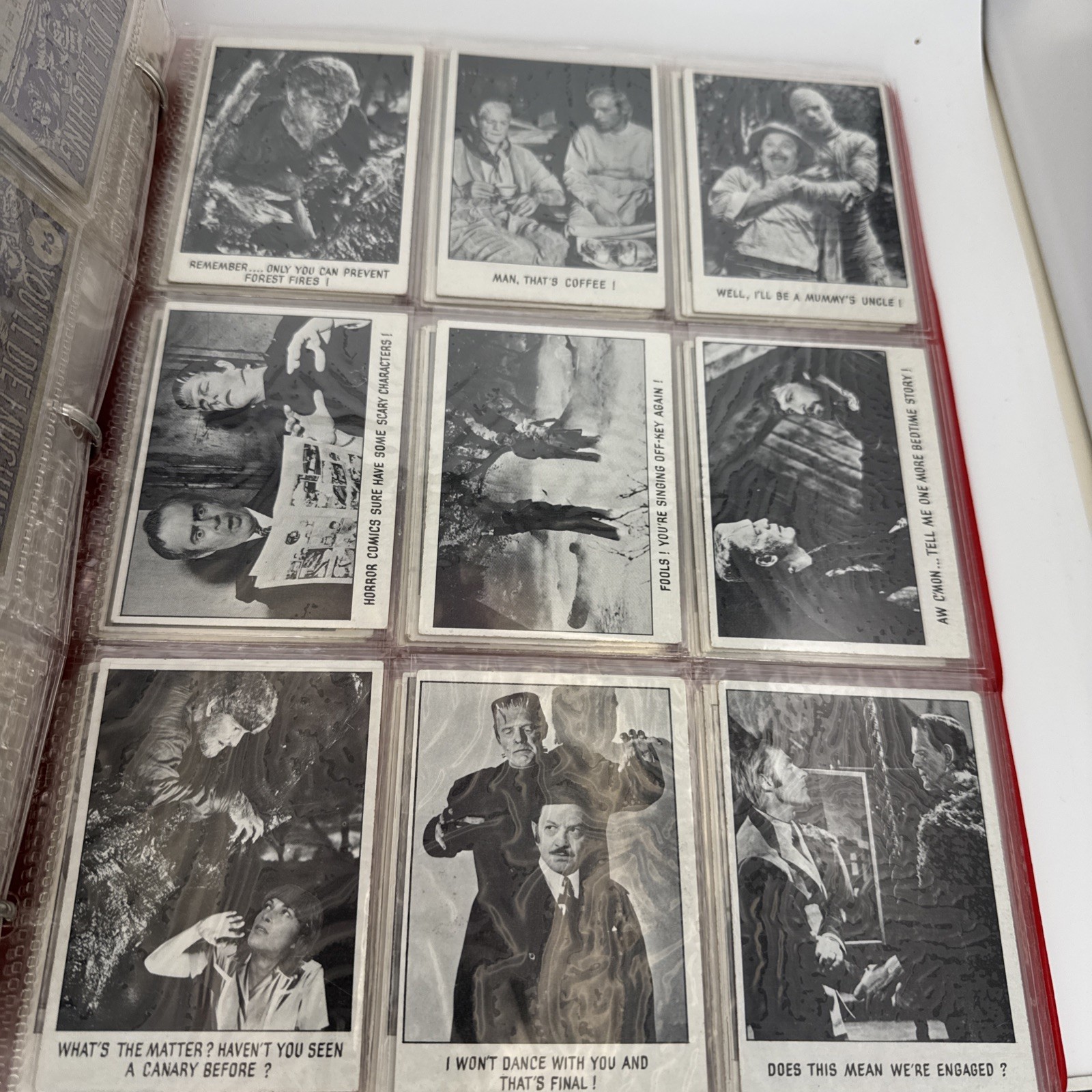 Vintage 1973 Topps Creature Features You’ll Die Laughing 128 Card Set Monster