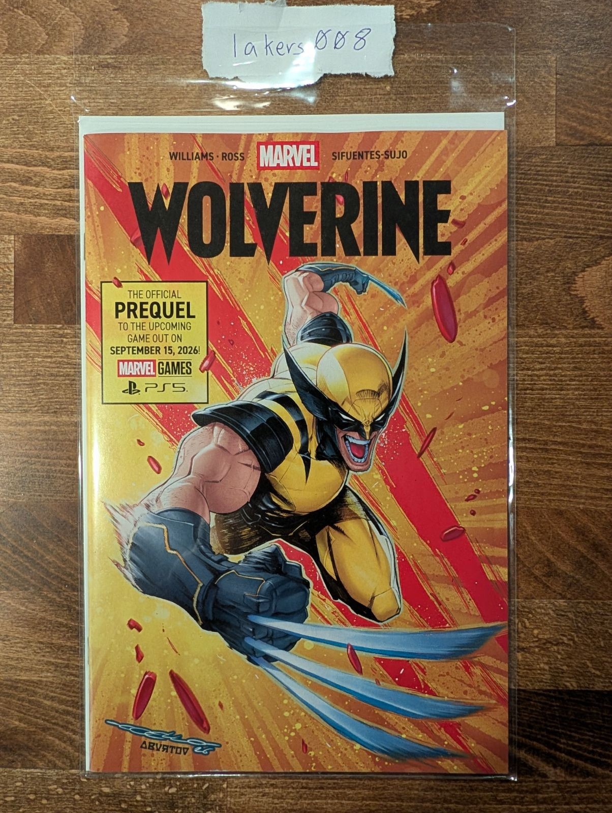 SDCC 2026 Limited Exclusive Marvel Wolverine Comic Book Playstation PS5 New