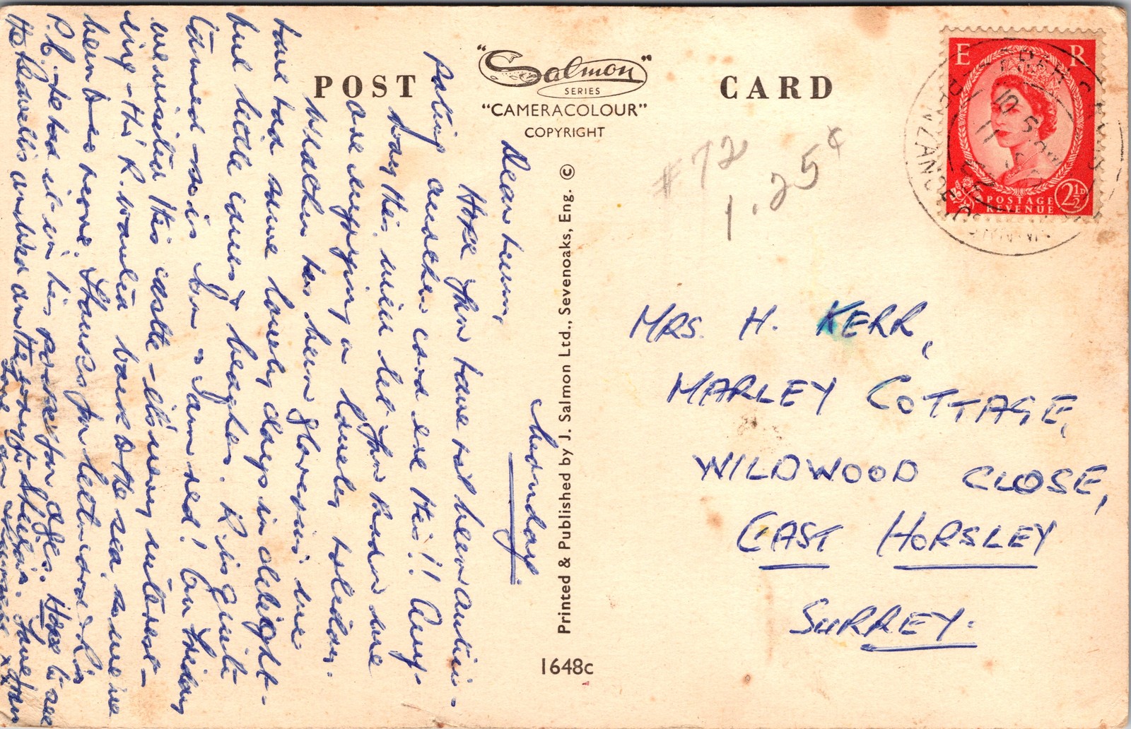 Post Card – ST. MICHAEL’S MOUNT