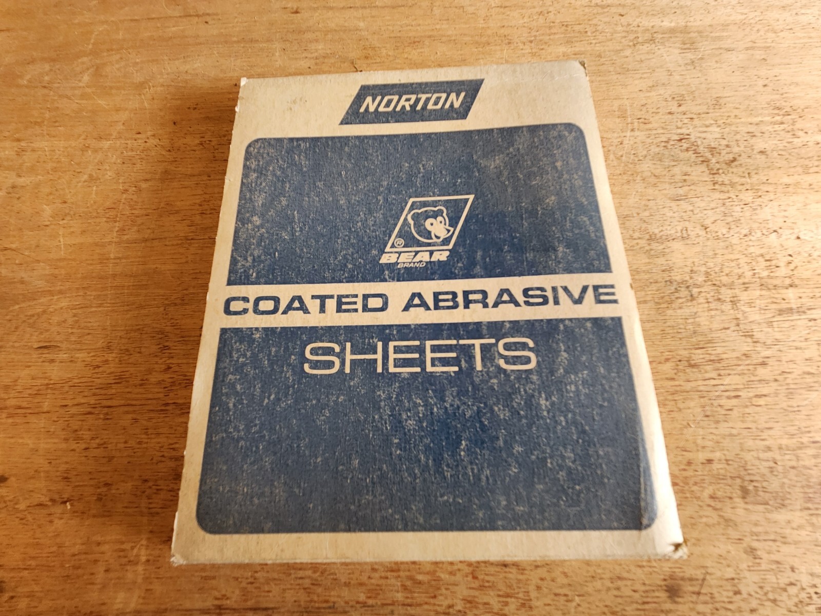 Norton 240 Grit Sandpaper Sheets Aluminum Oxide 9 x 11 Vintage 00346-3 90+