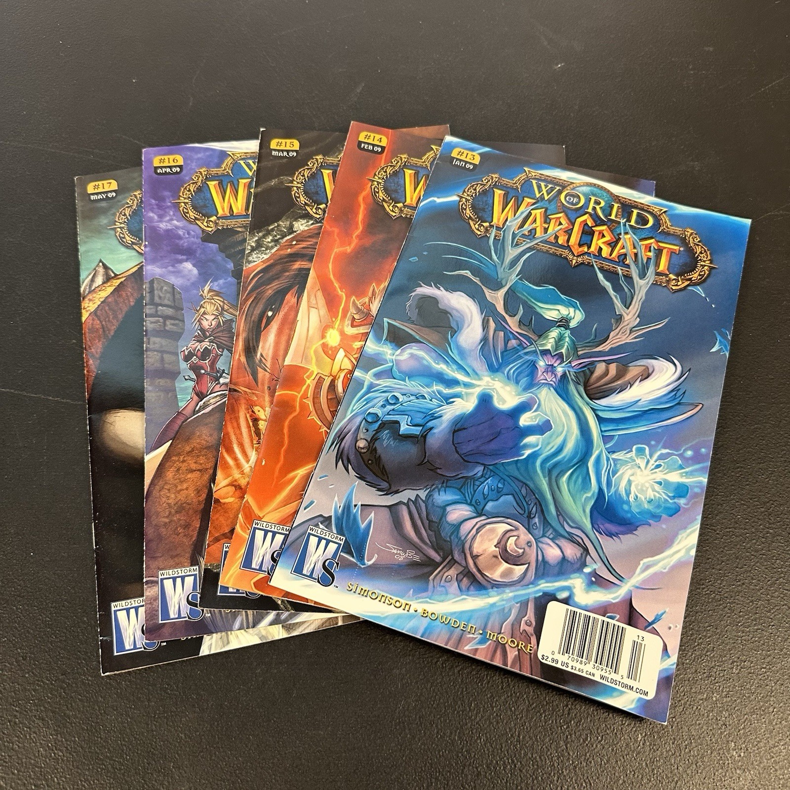 World of Warcraft Wildstorm / DC Comics Lot #13-17 (2009)