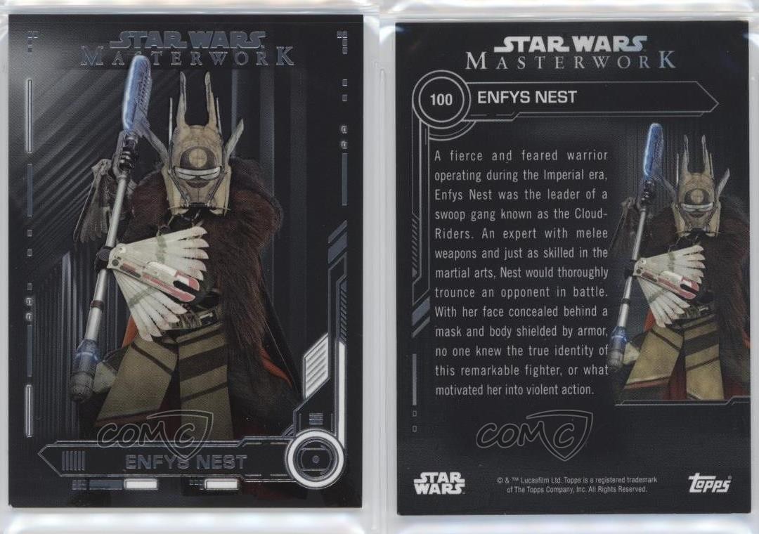 2019 Topps Star Wars Masterwork Enfys Nest #100 0mh4