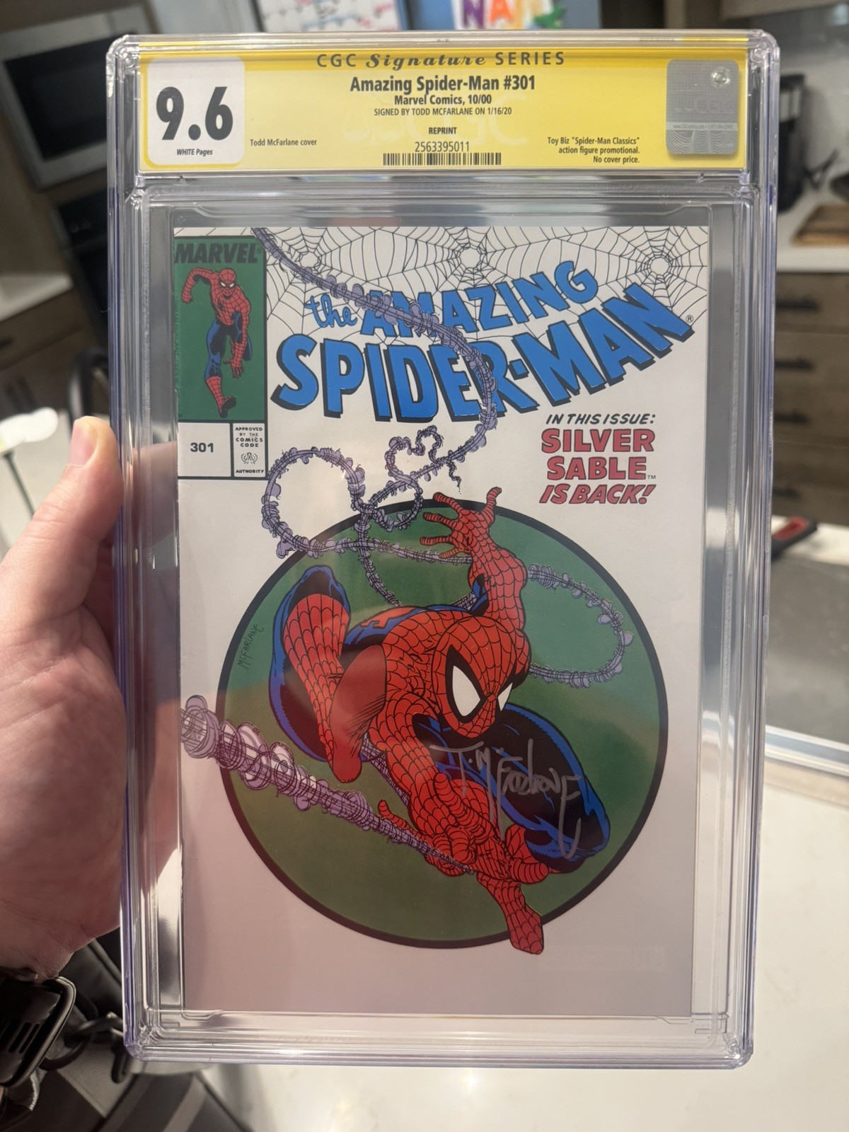 AMAZING SPIDER-MAN #301 CGC 9.6 SIGNED TODD MCFARLANE