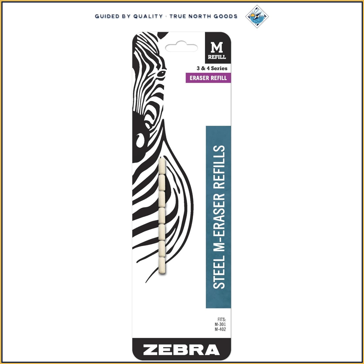 Refillable White Erasers for Mechanical Pencils, 7-Pack with Easy Installation