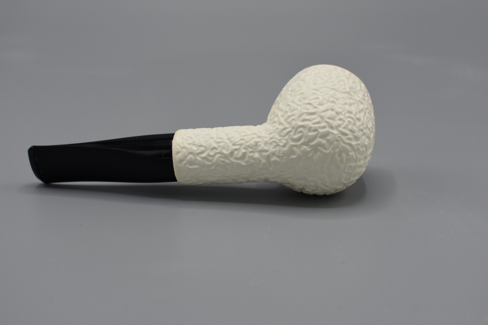 Nose warmer Fat Apple Pipe new-block Meerschaum Handmade W Case#1775