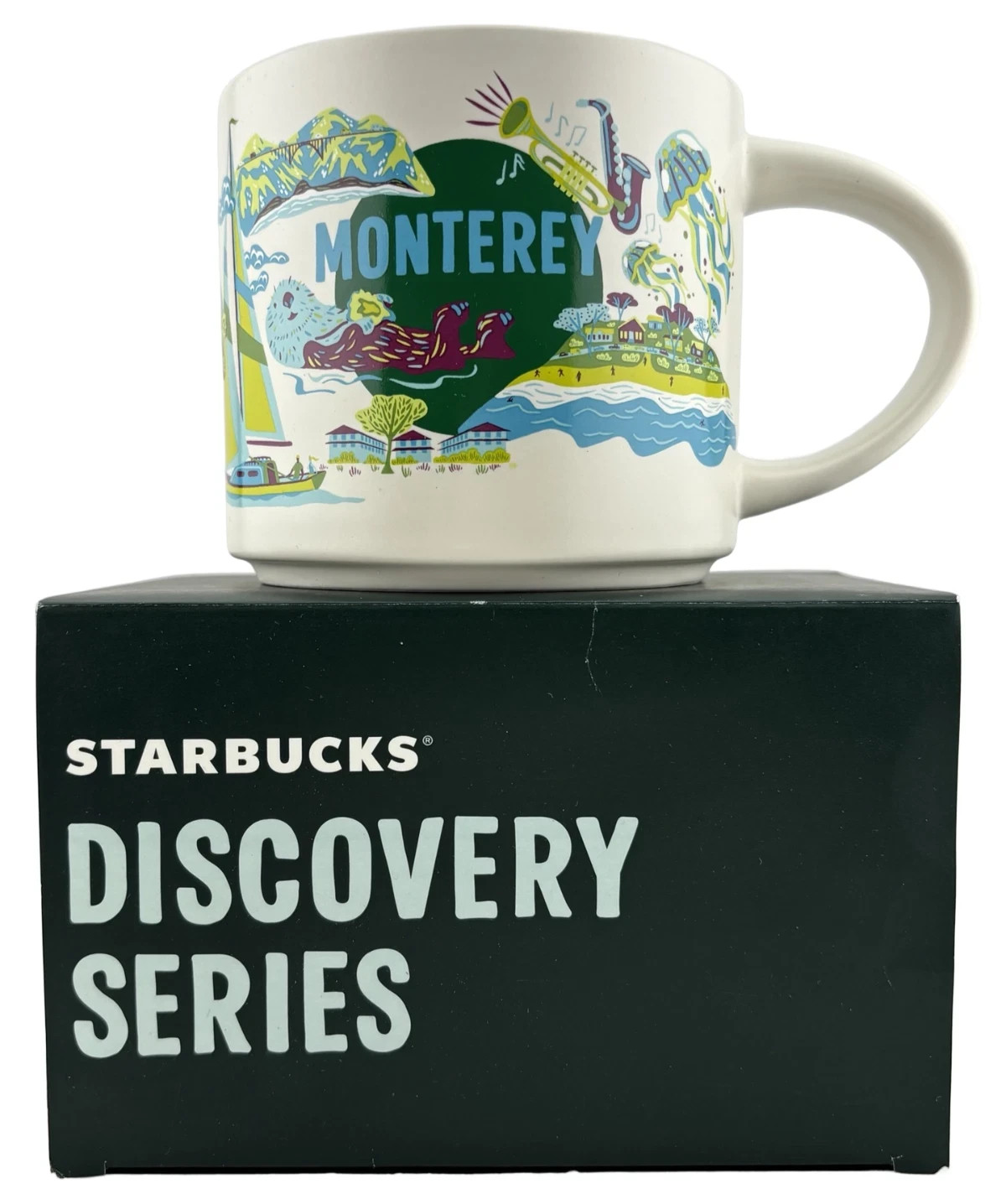 Starbucks 2025 Discovery Series Collection 14 oz. MONTEREY Mug ** NEW IN BOX **
