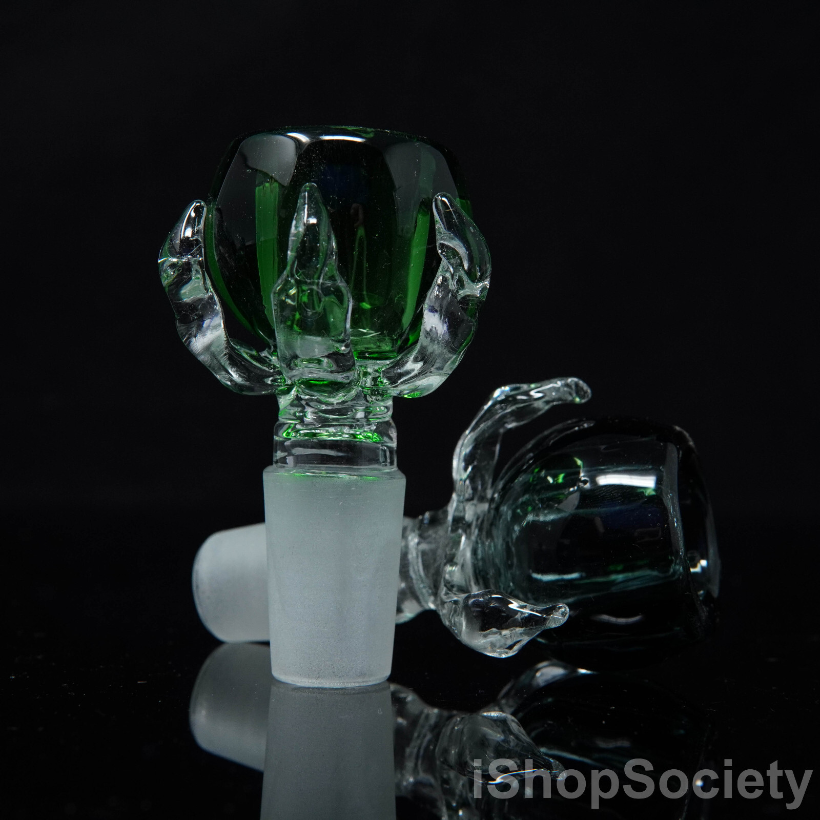 3″ Dragon Claw Slide Bowl 18mm Water Pipe Hookah Head Piece Thick Glass Bowl GR