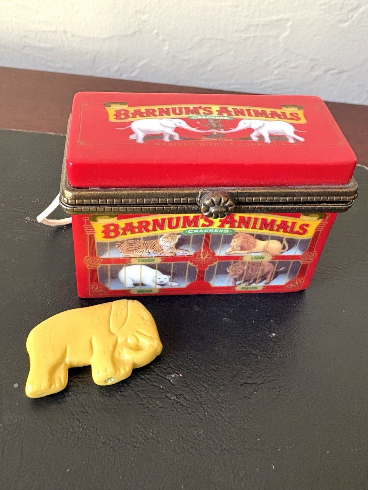 PHB Midwest Cannon Falls Hinged Trinket Box Barnum’s Animals Crackers NIB