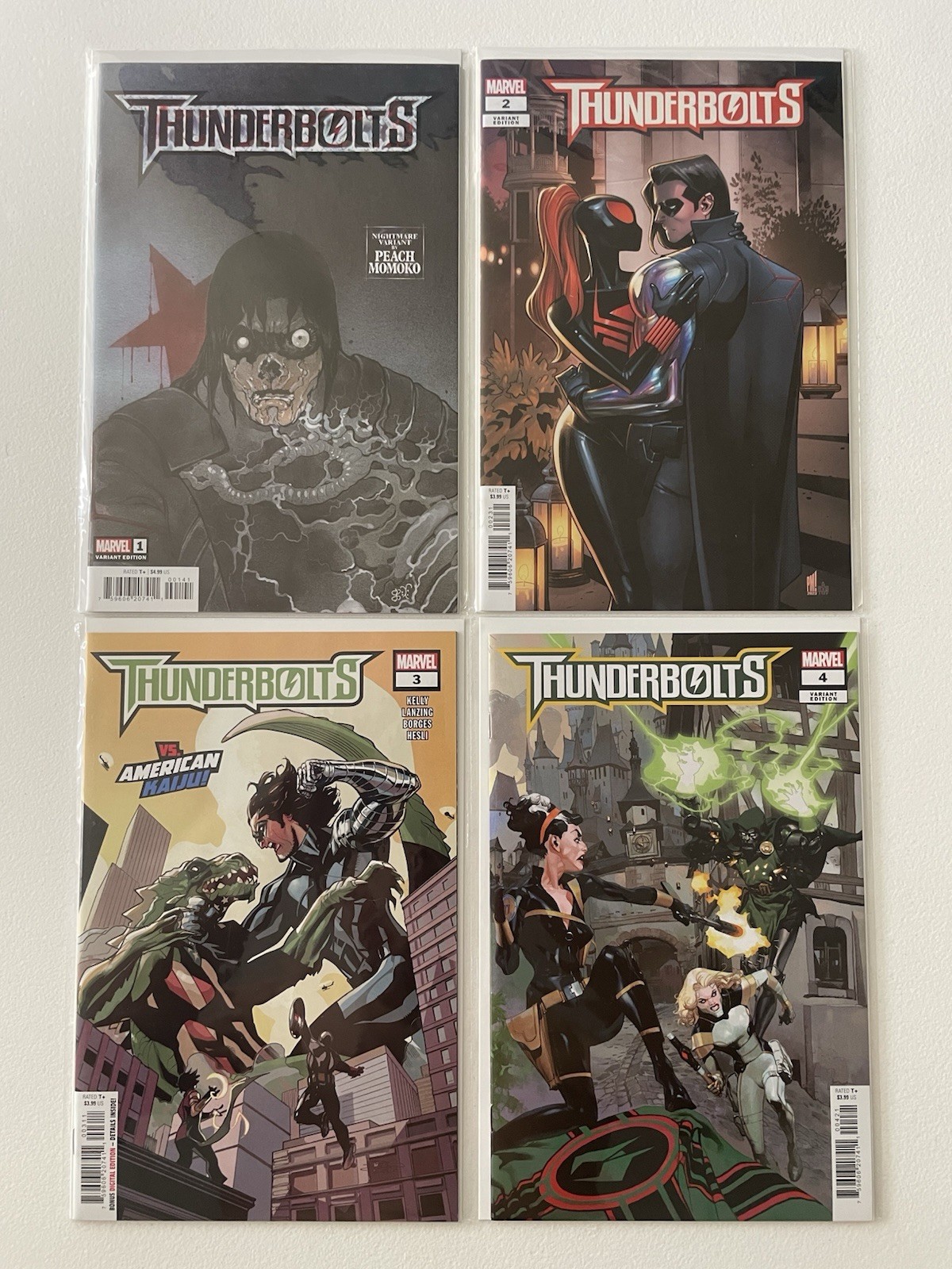 Marvel Thunderbolts Limited Series 1-4 Complete Set 2023 First Print