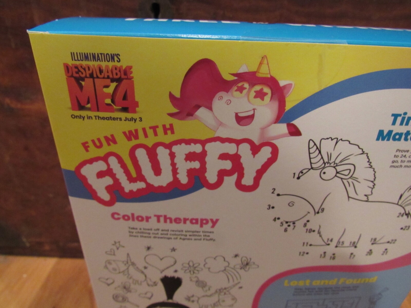 RARE SEALED FLUFFY DESPICABLE ME 4 THREE WISHES LIMITED EDITION PROMO CEREAL BOX