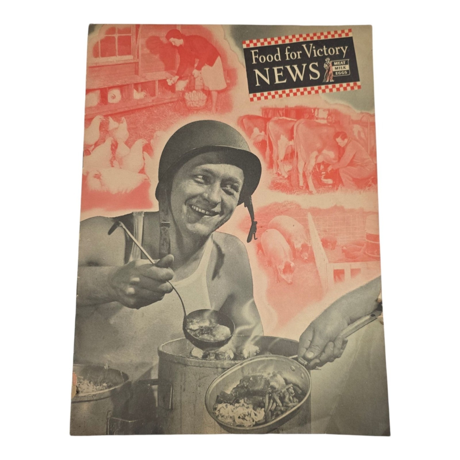 Food For Victory News Farm Magazine Purina Mills Vintage Booklet