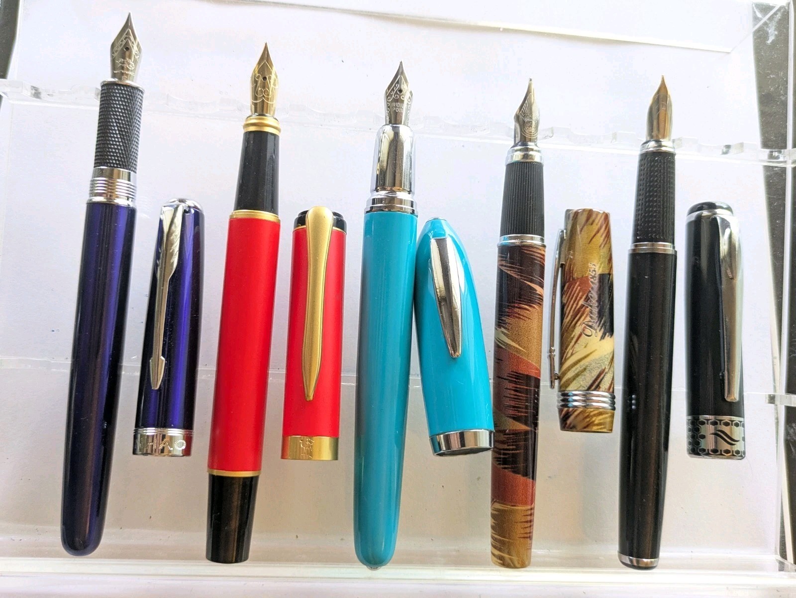 Vtg Nos 5x Fountain Pen Lot – Jinhao Duke Serai