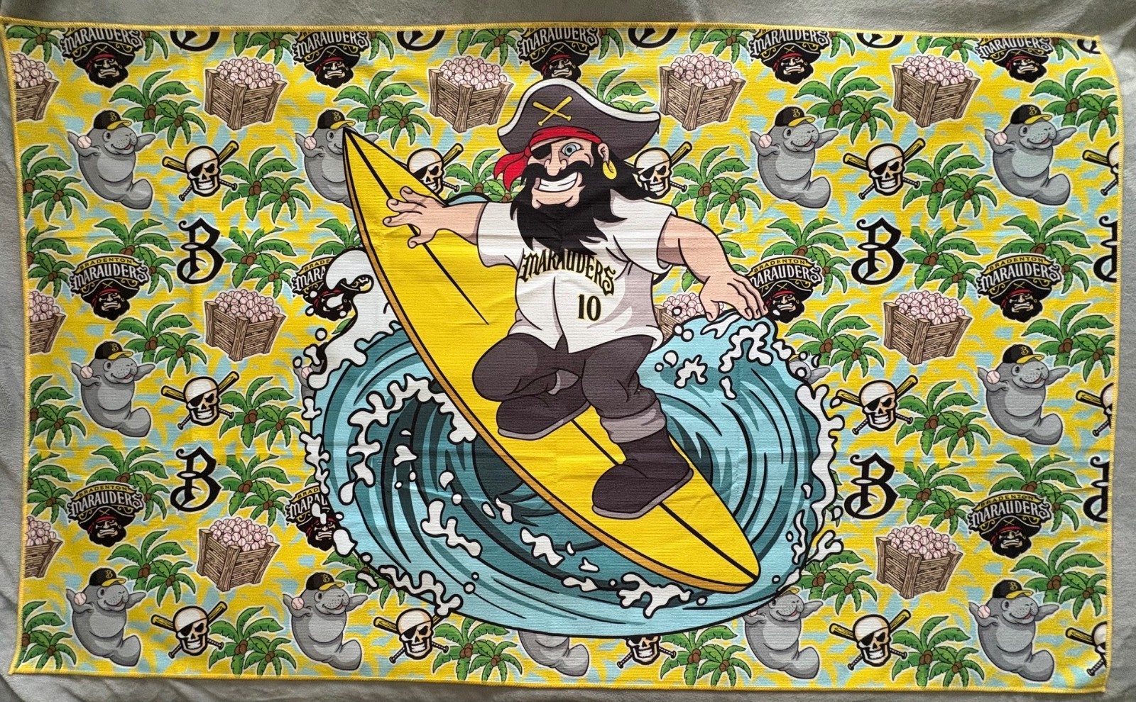 Bradenton Marauders (Pittsburgh Pirates) 59 x 35-inch Beach Towel giveaway, 2026