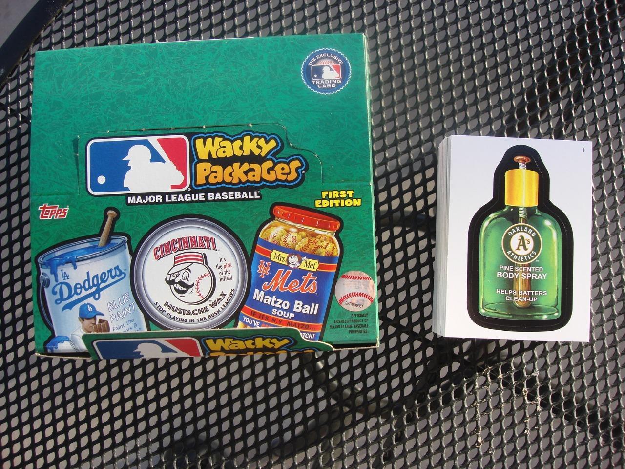 2016 TOPPS WACKY PACKAGES MAJOR LEAGUE BASEBALL COMPLETE SET 90 CARDS MLB