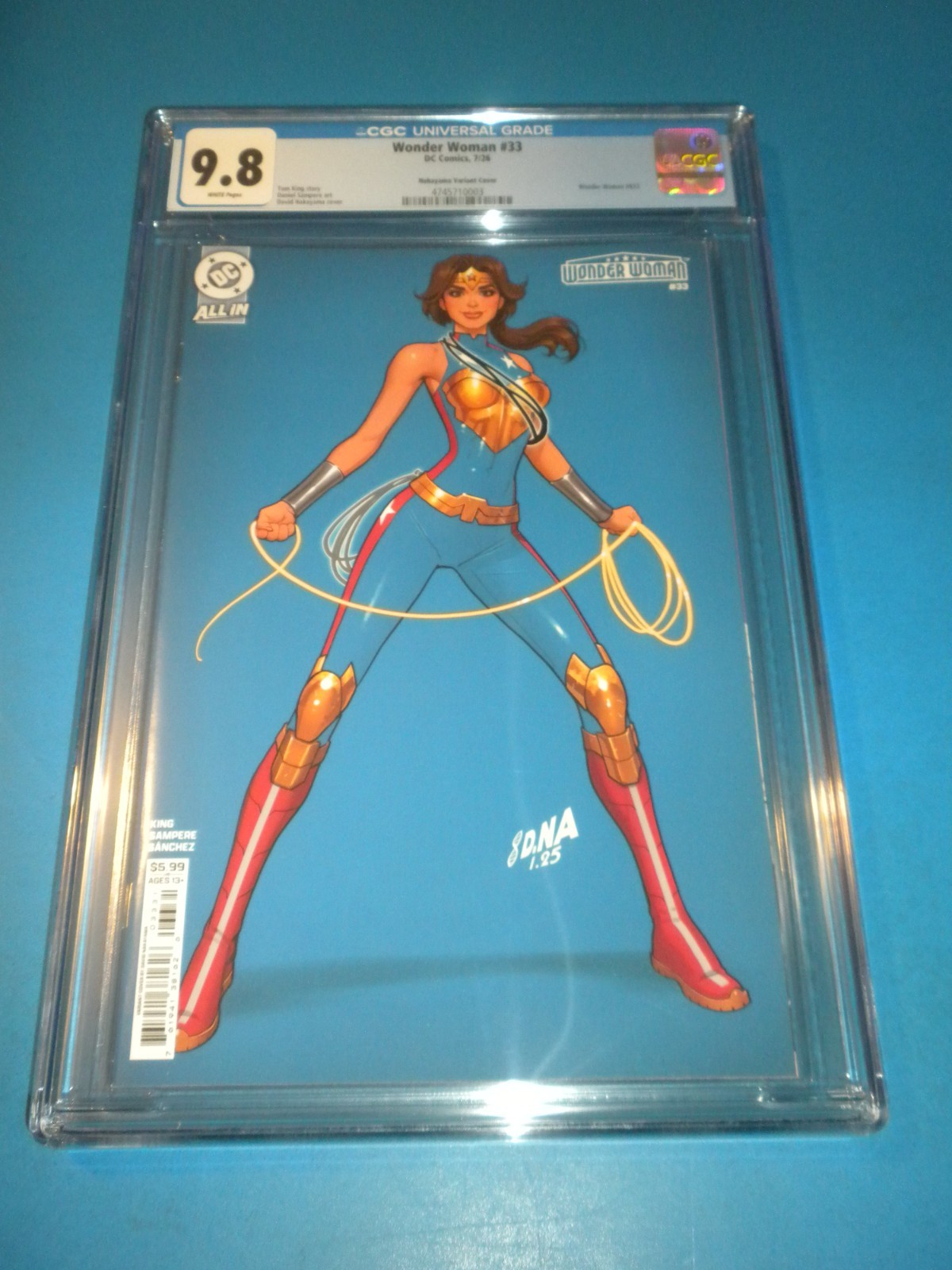 Wonder Woman #33 Great Nakayama variant CGC 9.8 NM/M Gorgeous Gem wow