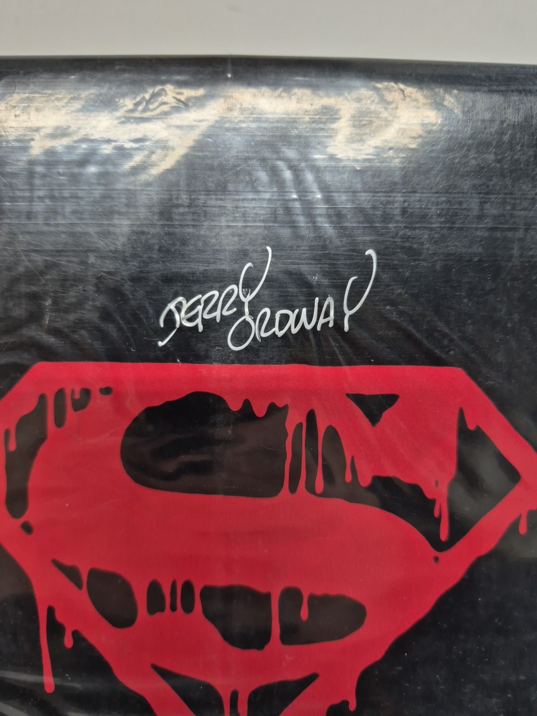 Superman Poly-Bag Superman #75 Signed Jerry Ordway With COA – DC Comics 1993