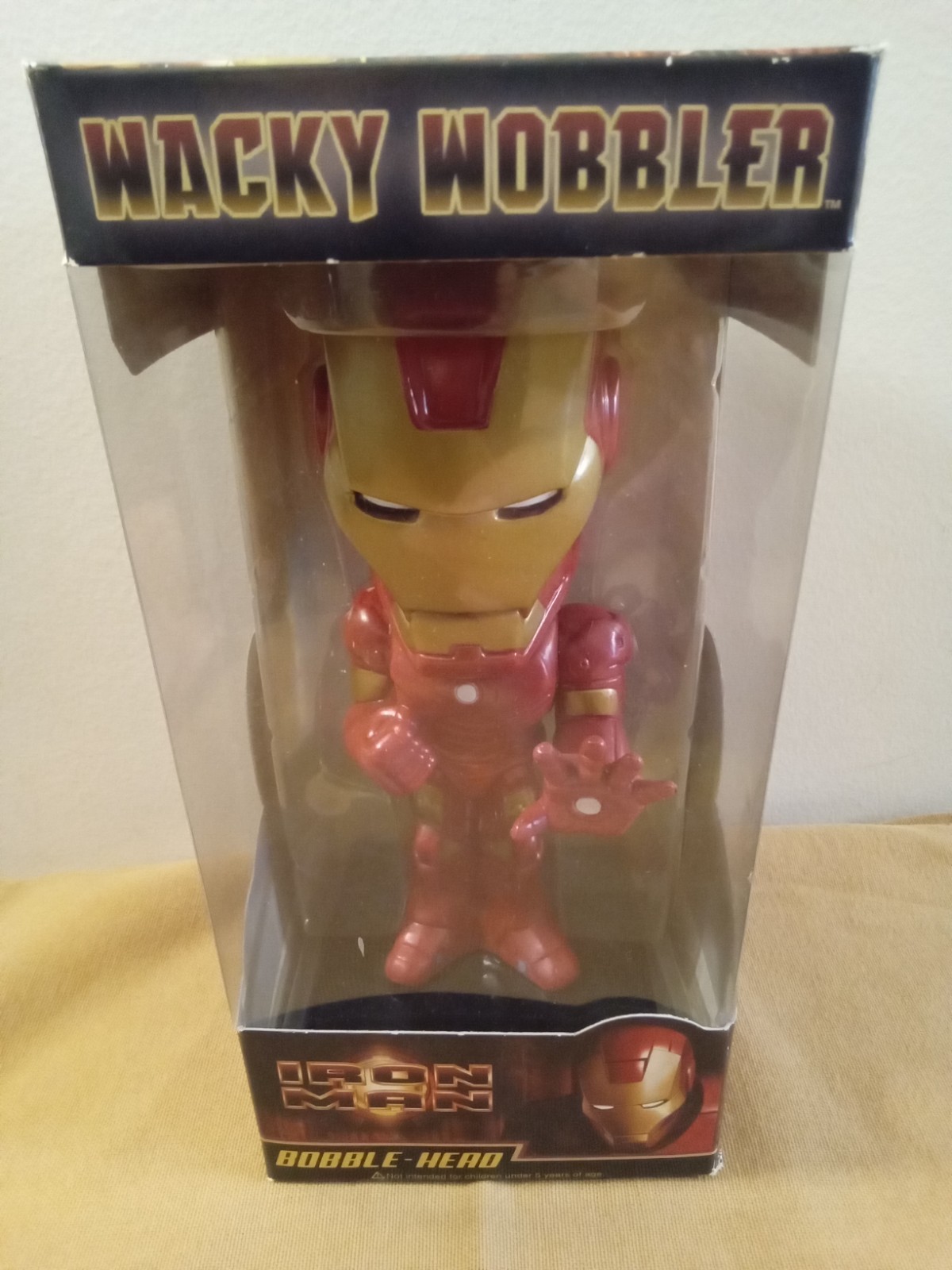 MARVEL IRON MAN WACKY WOBBLER BOBBLE-HEAD – NEW
