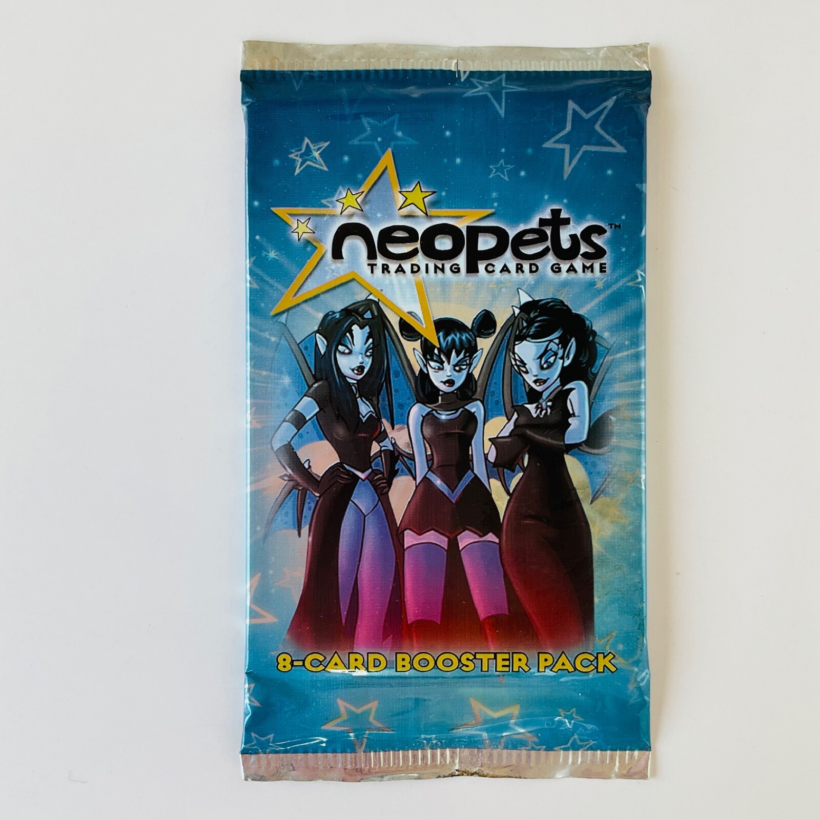 Neopets Trading Card Game 8 Card Booster Pack Rare TCG Blue Wizard of the Coast