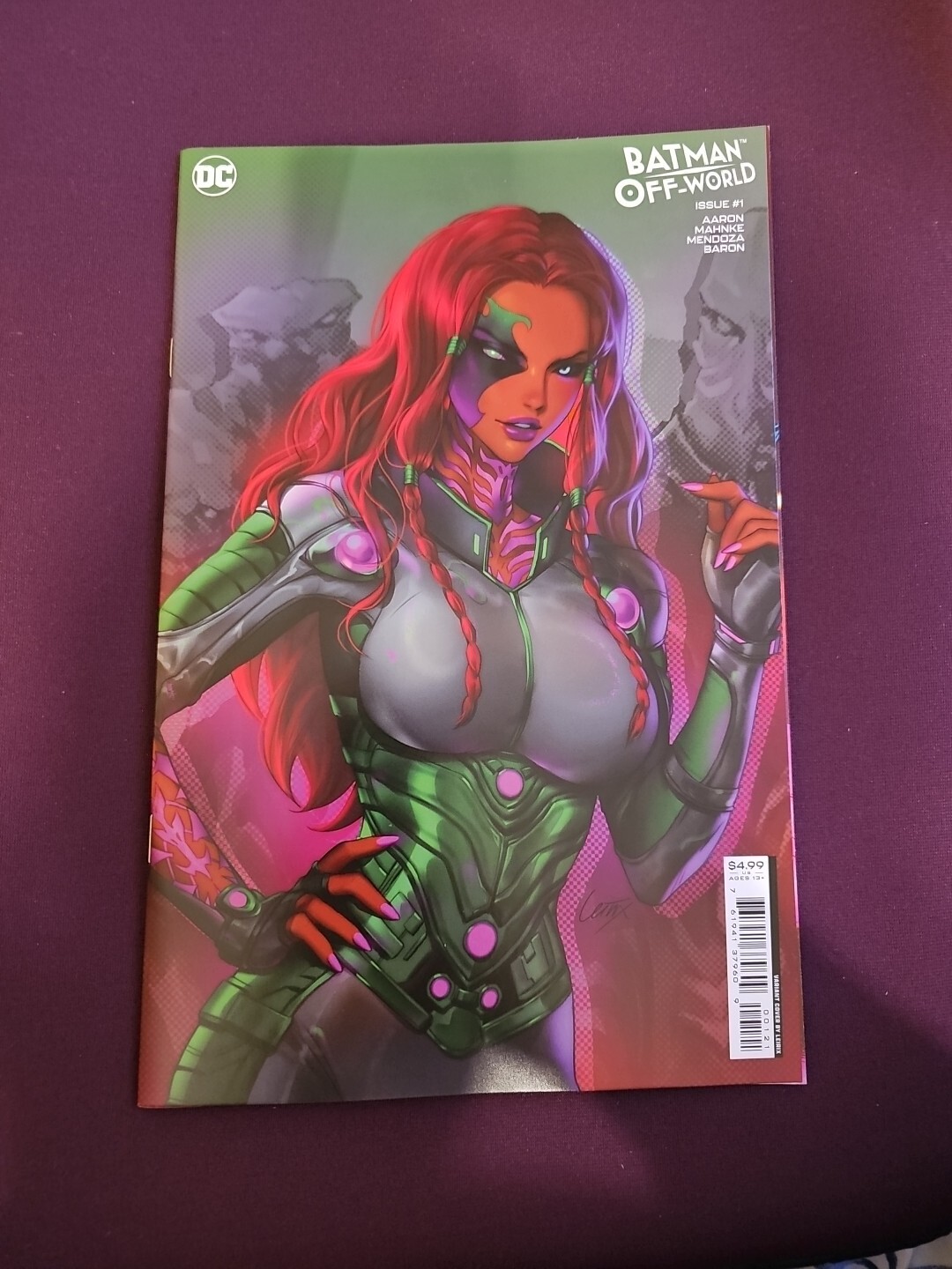 BATMAN: OFF-WORLD 1 LESLEY LEIRIX CARDSTOCK VAR CVR DC COMICS 2023 NM- OR BETTER