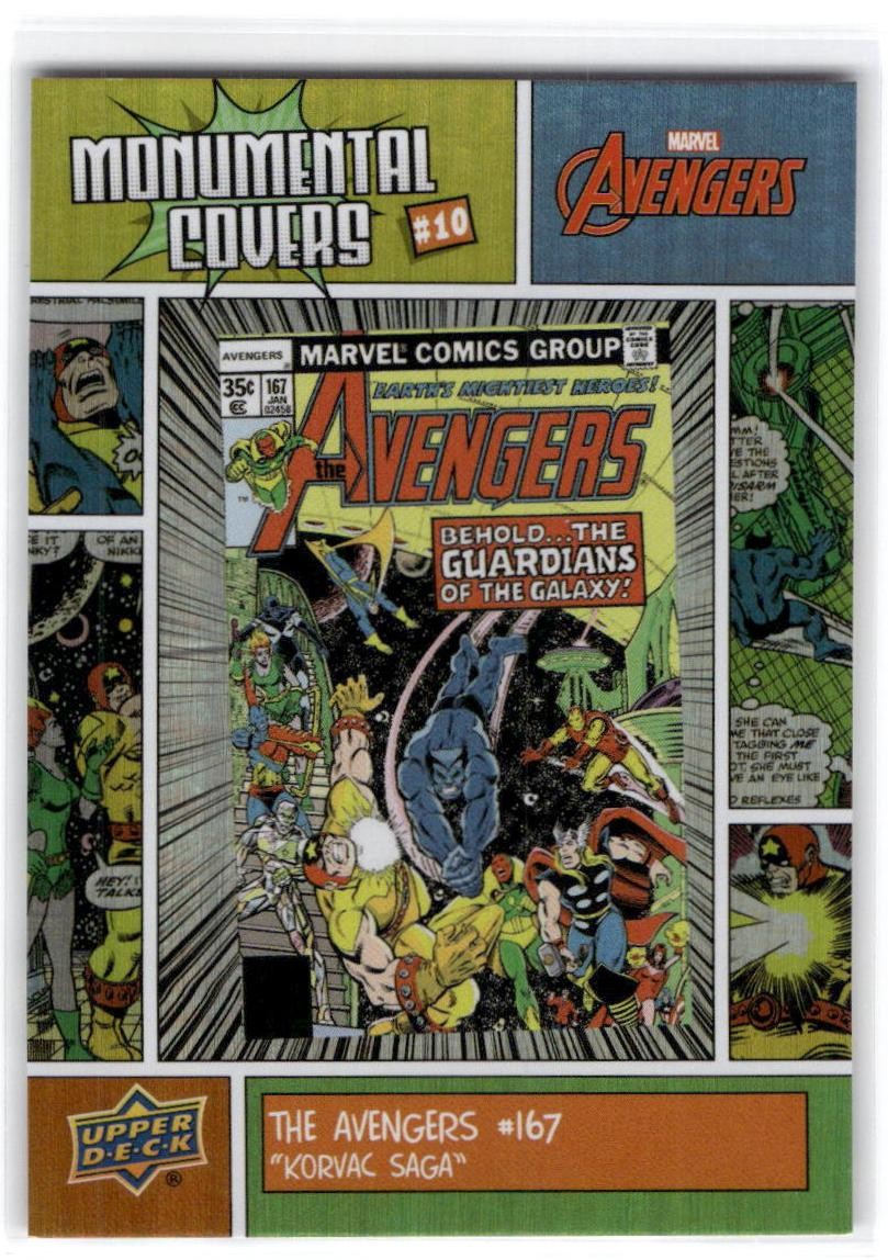 2024 Upper Deck Marvel Avengers #BI-10 The Avengers #167 (1978) Covers