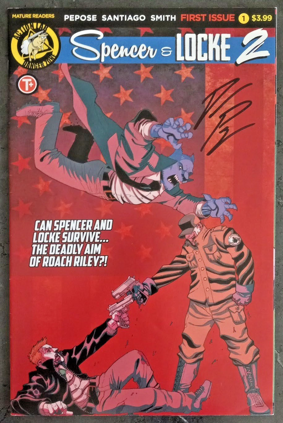 Spencer & Locke II #1 – Cover C – Signed by David Pepose – COA Included