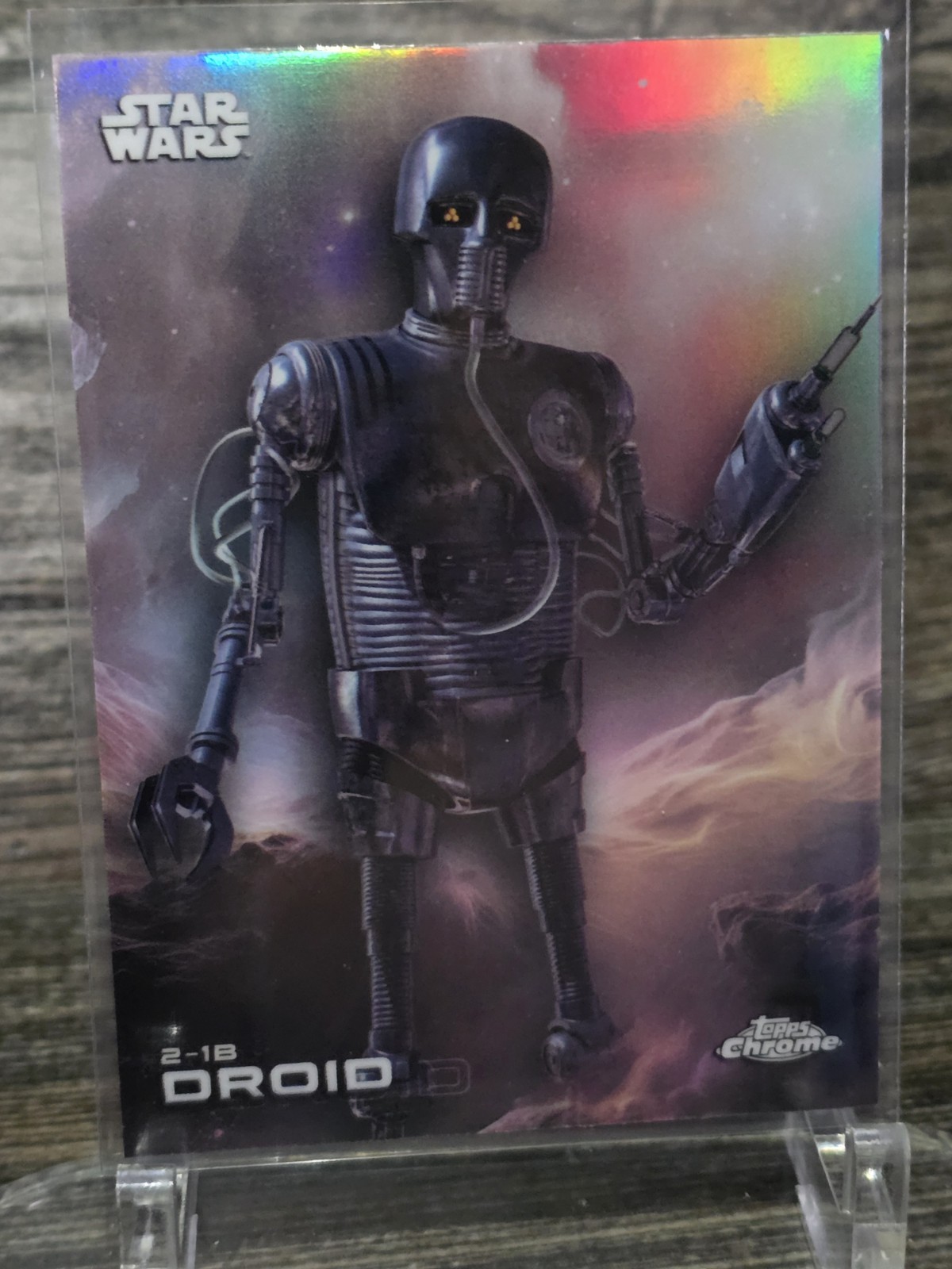 2025 Topps Chrome Star Wars REFRACTOR 2-1B DROID #101 Revenge Of The Sith