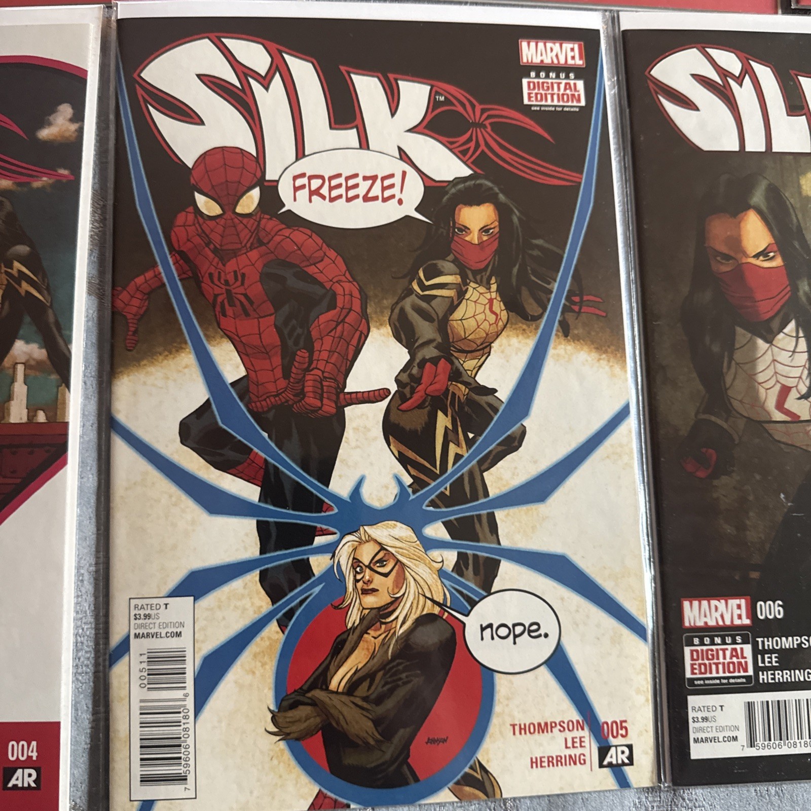 SILK 1-7 Complete Run MARVEL COMICS 2015
