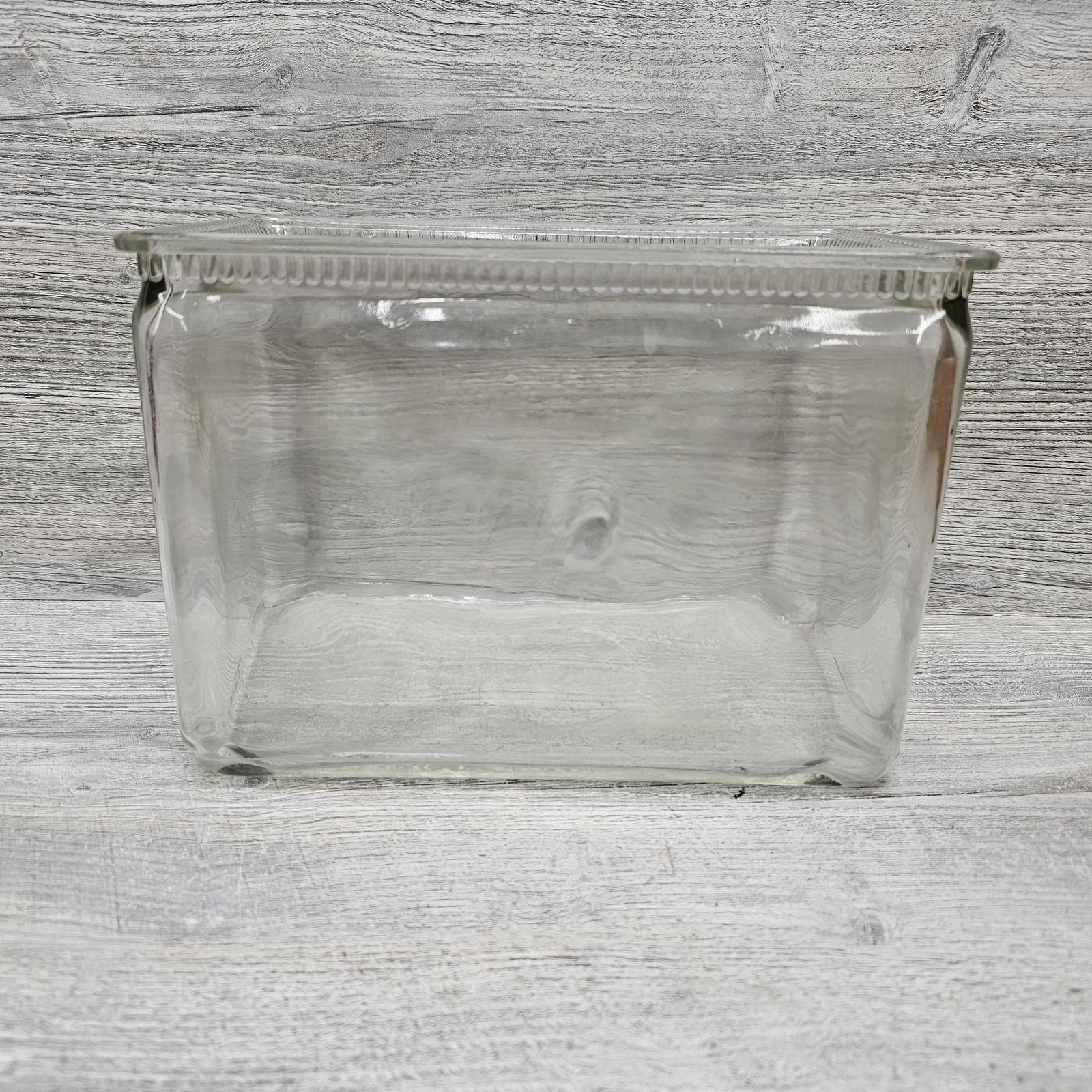 Antique Clear Glass Wet Battery Box 1920-30’s Rare Auto Part Collectible
