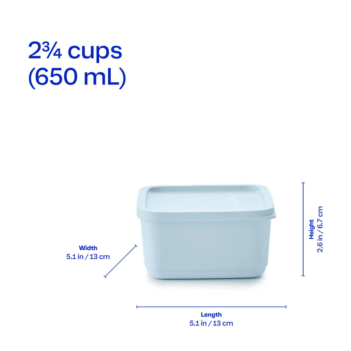 Tupperware Basic Brights Square 14 pieces Food Storage Container Set