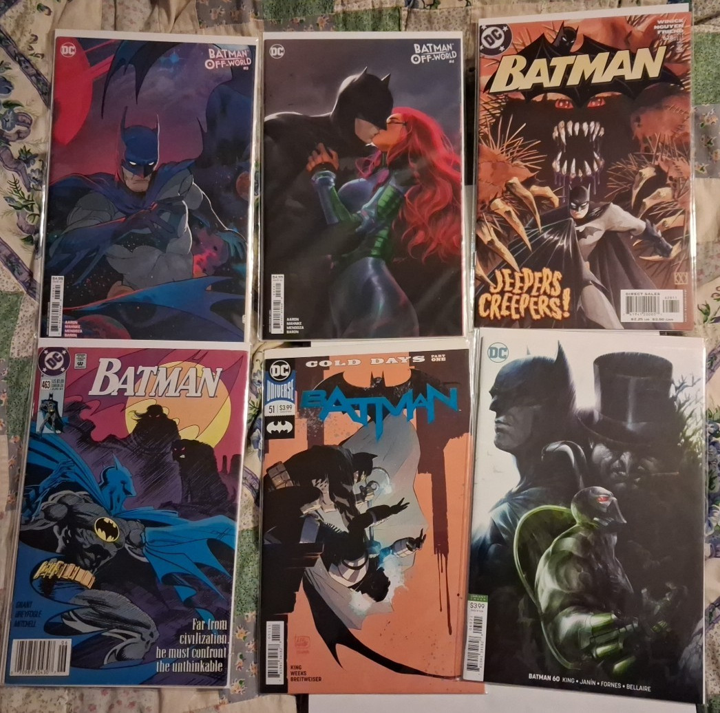 Mixed Lot of 6 Batman Comics – Various Titles; Batman off world