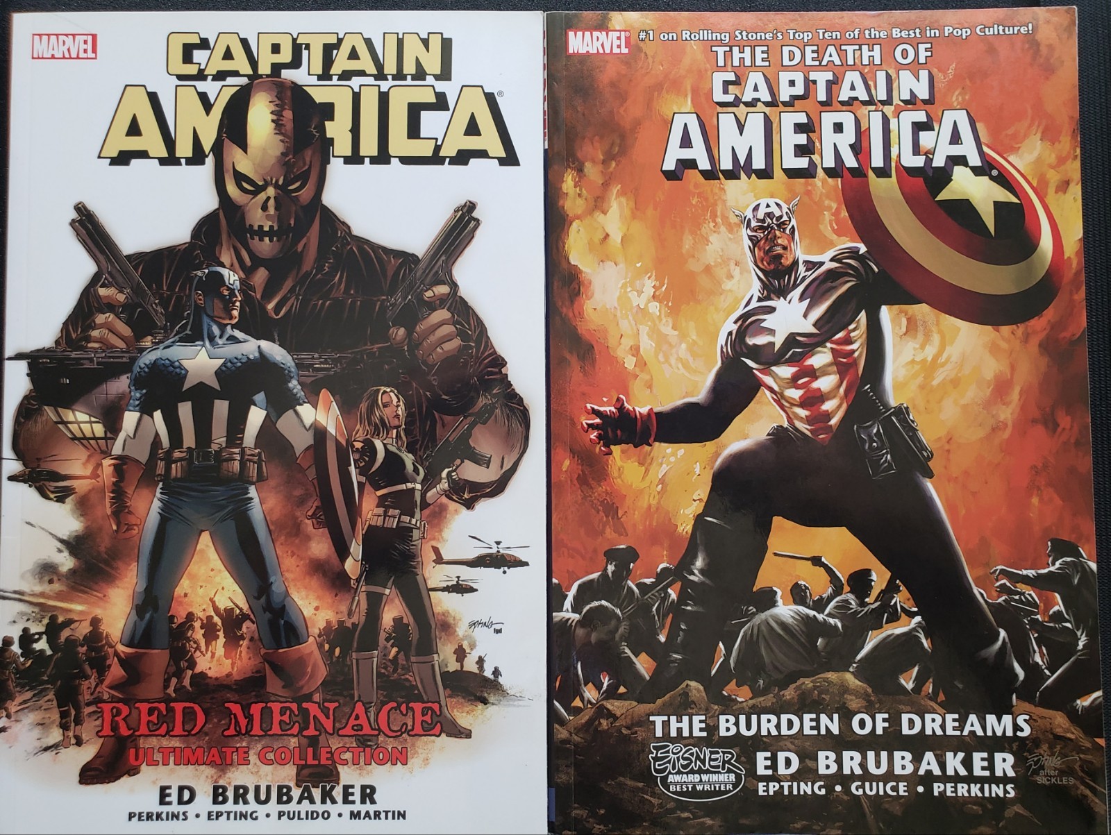 Winter Soldier: The Complete Collection by Ed Brubaker + 3 Captain America Books