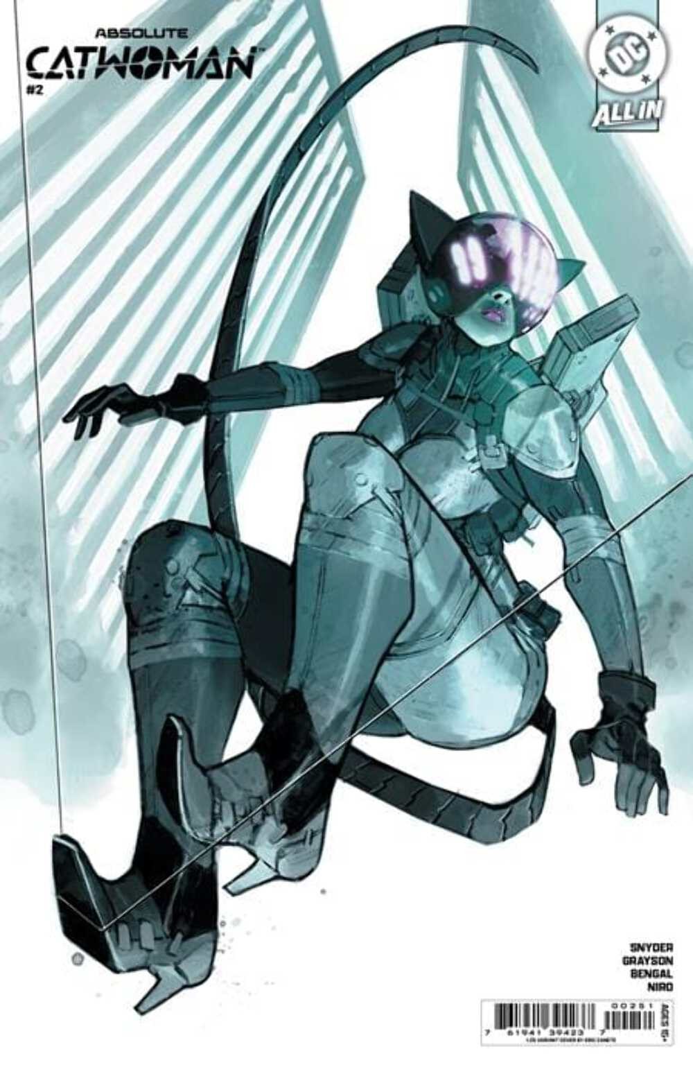 ABSOLUTE CATWOMAN #2 (OF 6) CVR E INC 1:25 ERIC CANETE CARD STOCK VAR (VF/NM)