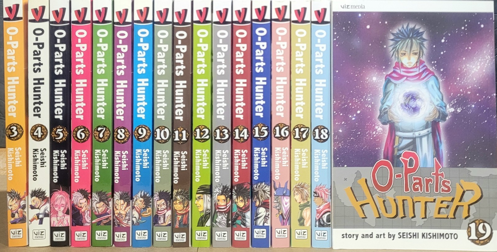 O-Parts Hunter Manga Vols 1,3-19 English Set Graphic Novel New Viz Media *READ*