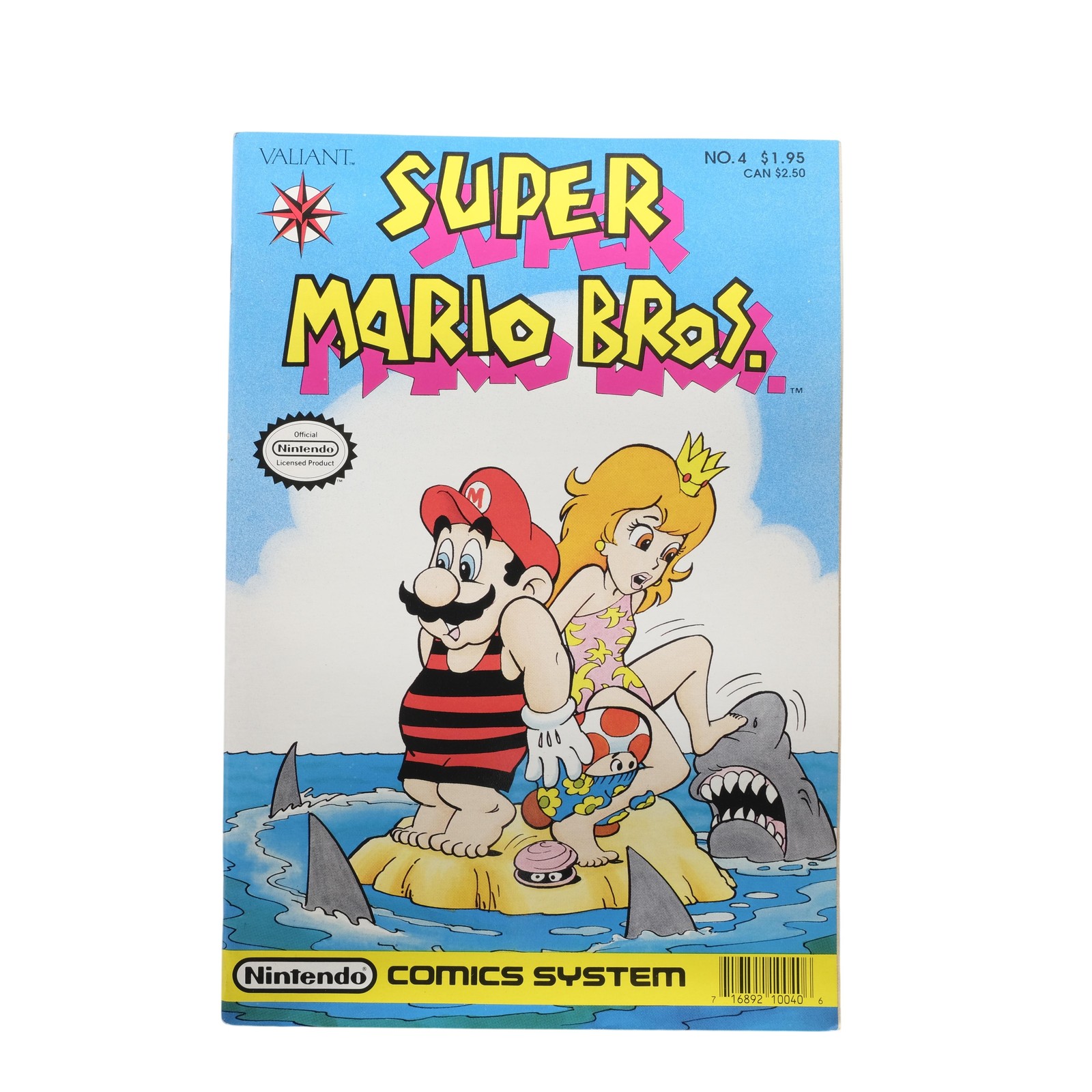 Vintage Valiant Comics Super Mario Bros. #4 Color Comic Book Nintendo US